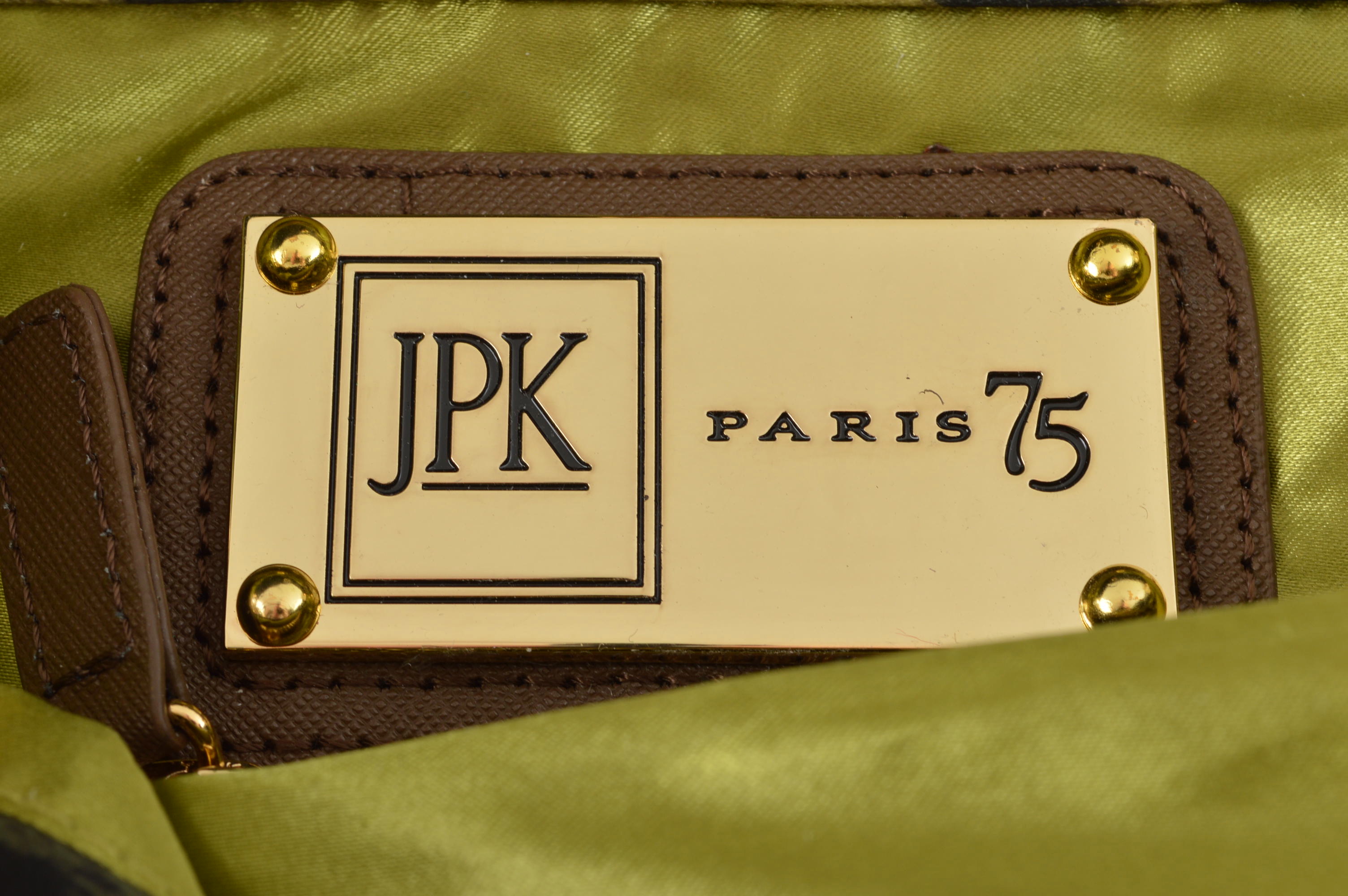 JPK Paris 75 Leopard Print Shoulder Bag 