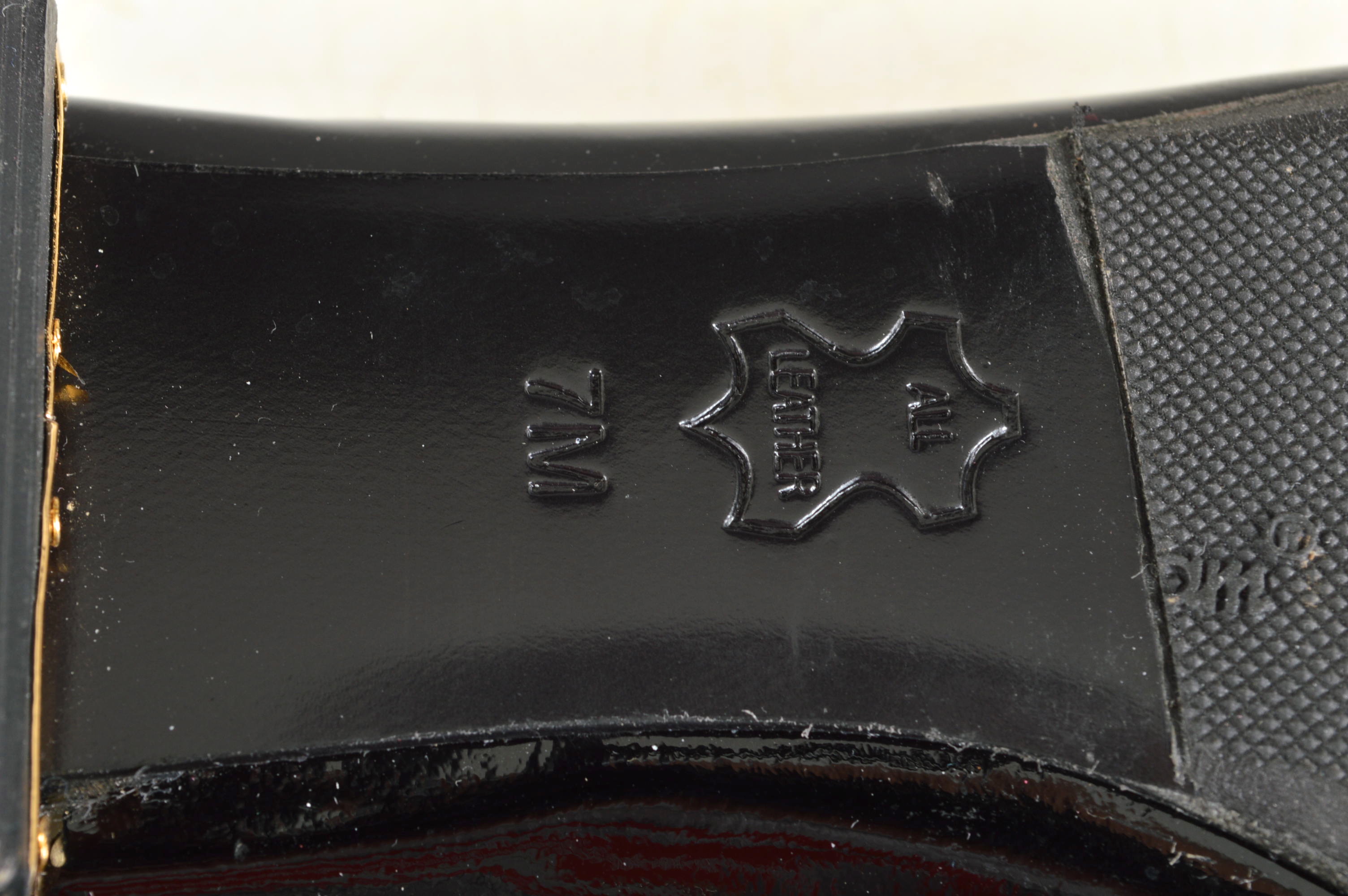 Pair of Tory Burch Black Patent all Leather Flats 