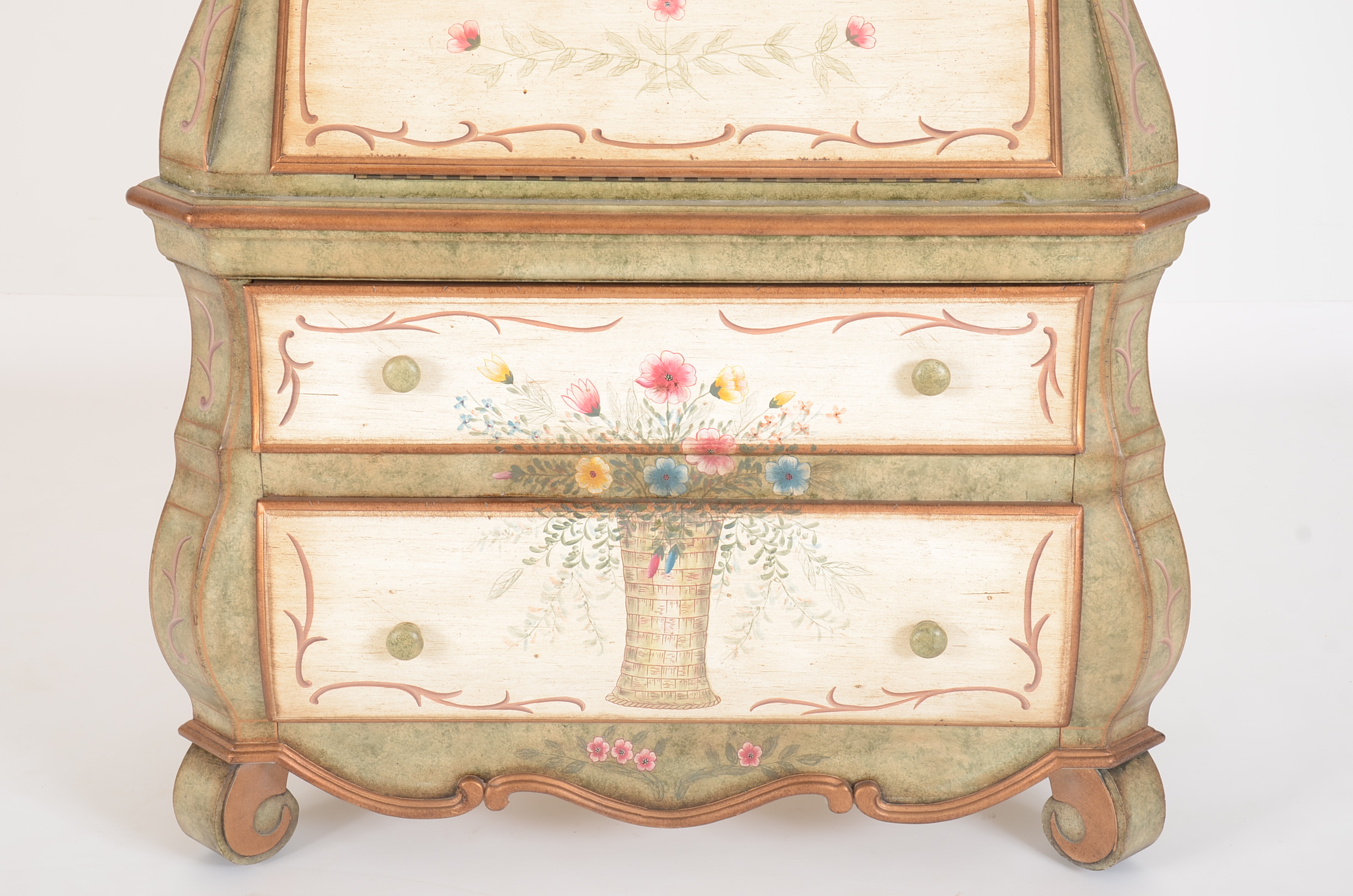 Hand-Painted Secretary by Horchow