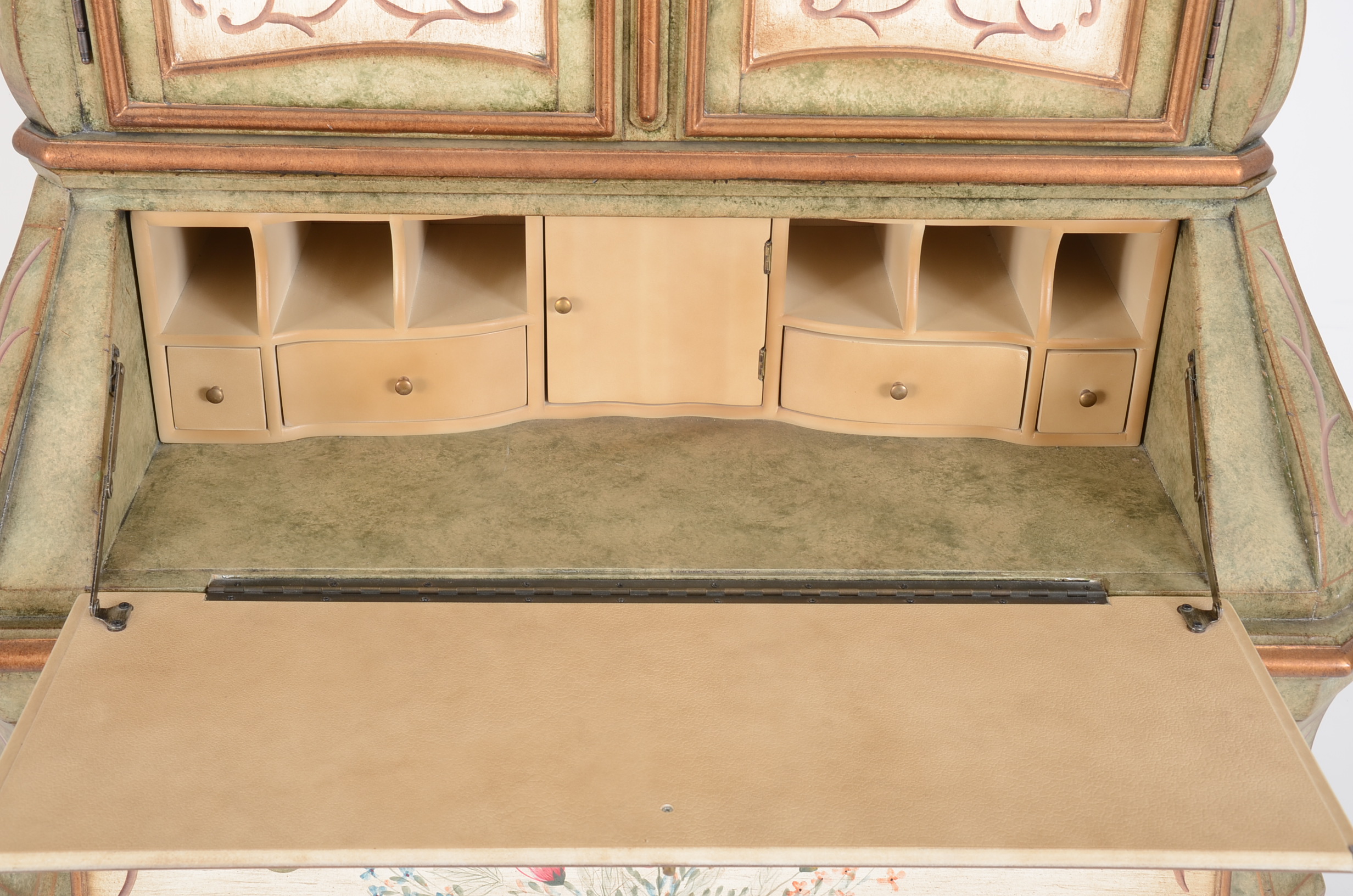 Hand-Painted Secretary by Horchow