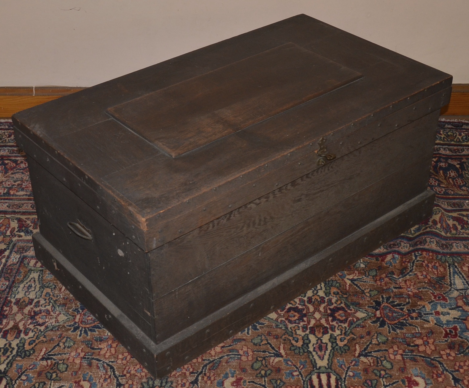 Vintage Wood Storage Chest