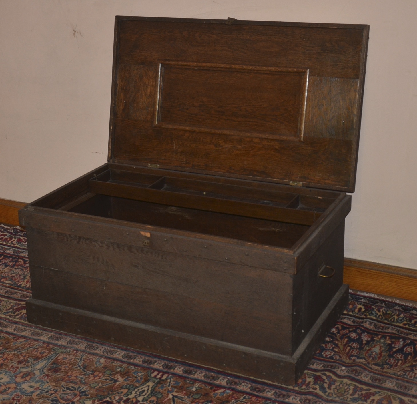 Vintage Wood Storage Chest