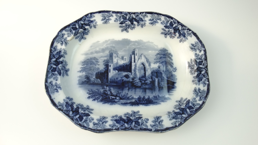 Antique Copeland Late Spode Meat Platter 19c