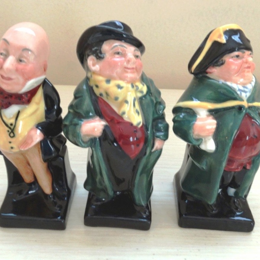 Set of Three Royal Doulton Figurines Dickens