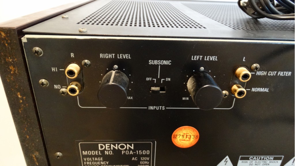 Denon Stereo Component POA-1500
