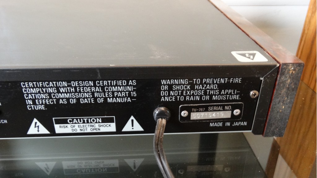 Denon Stereo Component TU-767 AM-FM Stereo Tuner