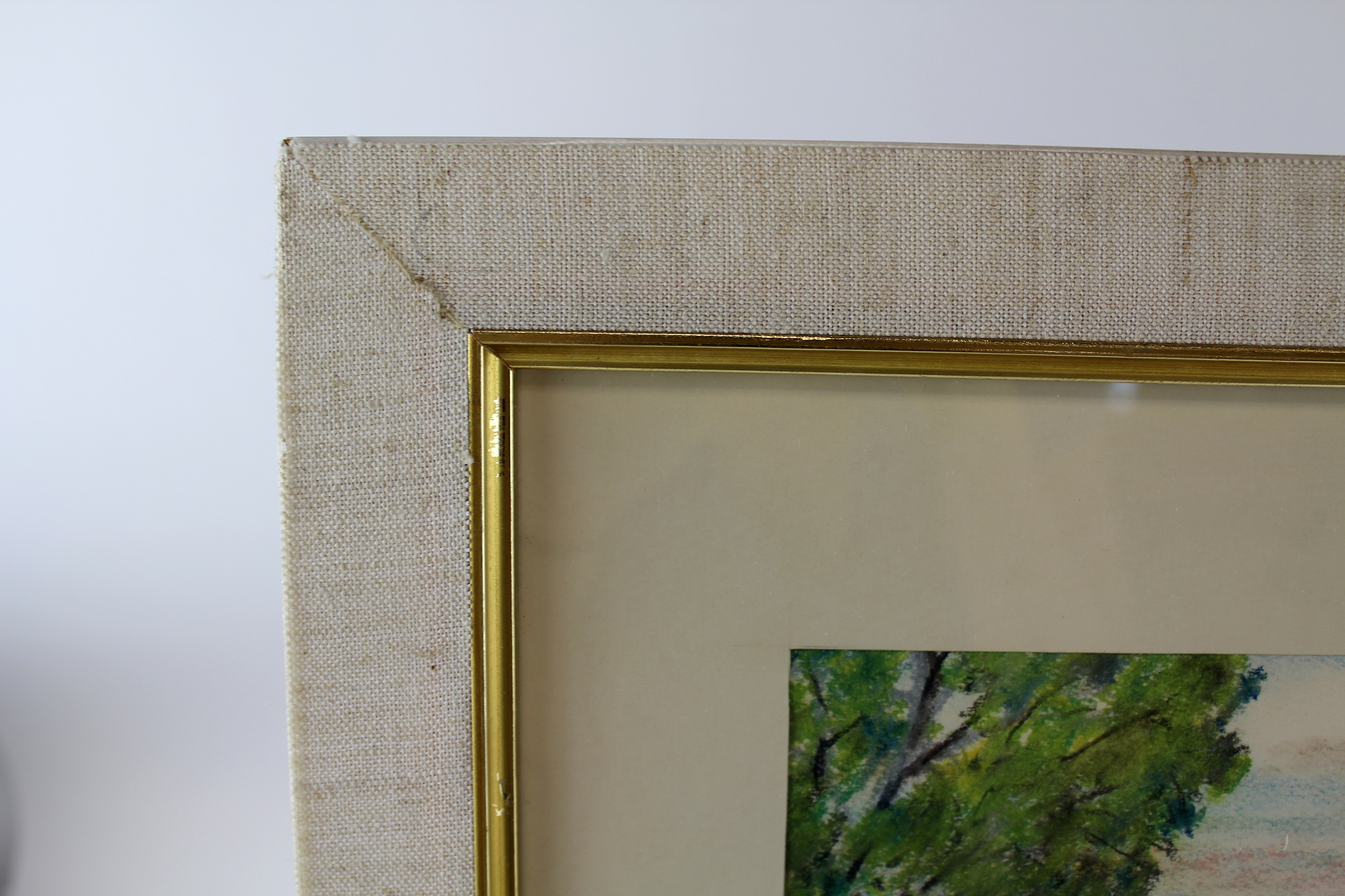 Original Pastel Painting by Centre College Professor W. C. Alcock