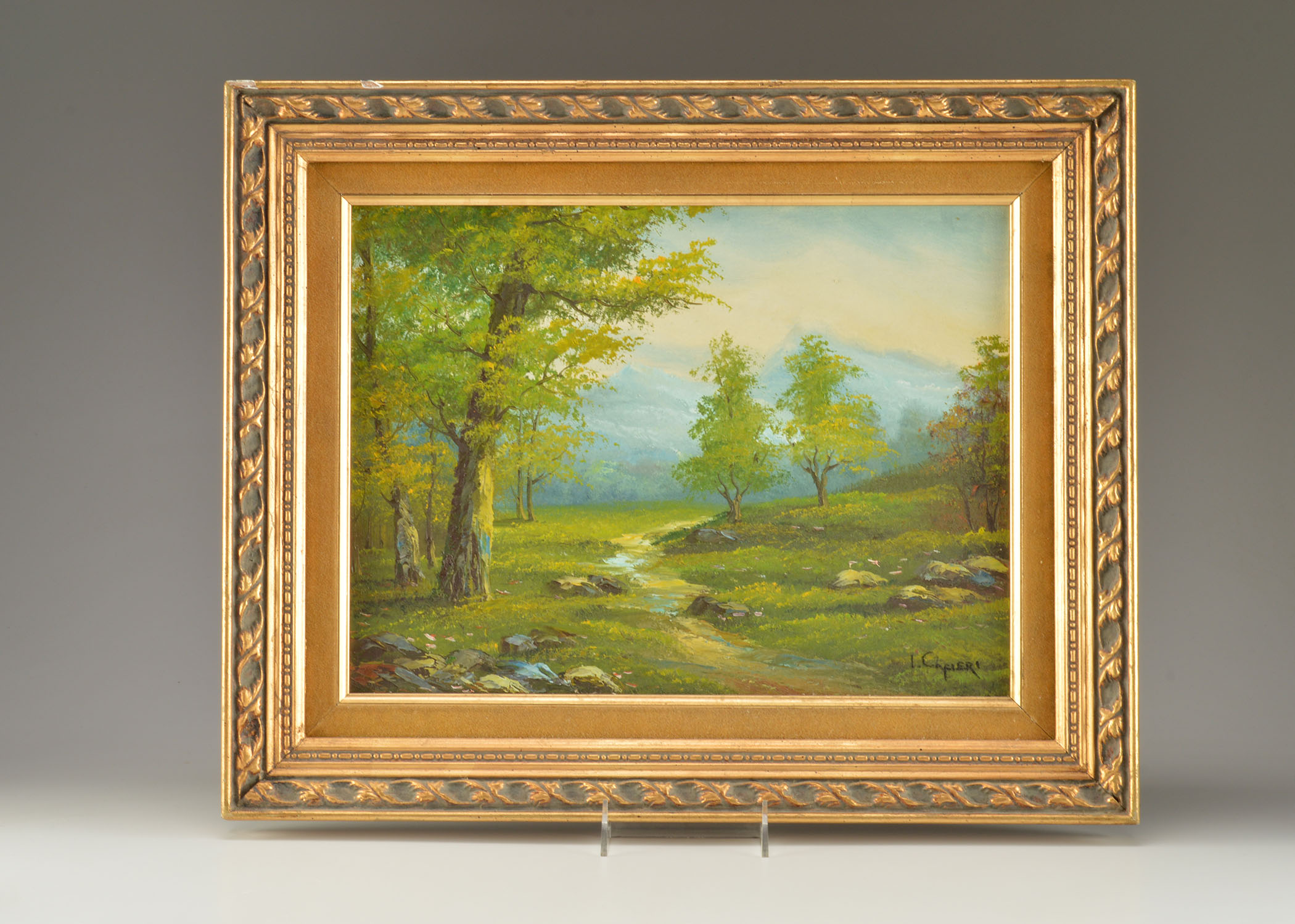 Original Oil Painting on Canvas by I. Cafieri