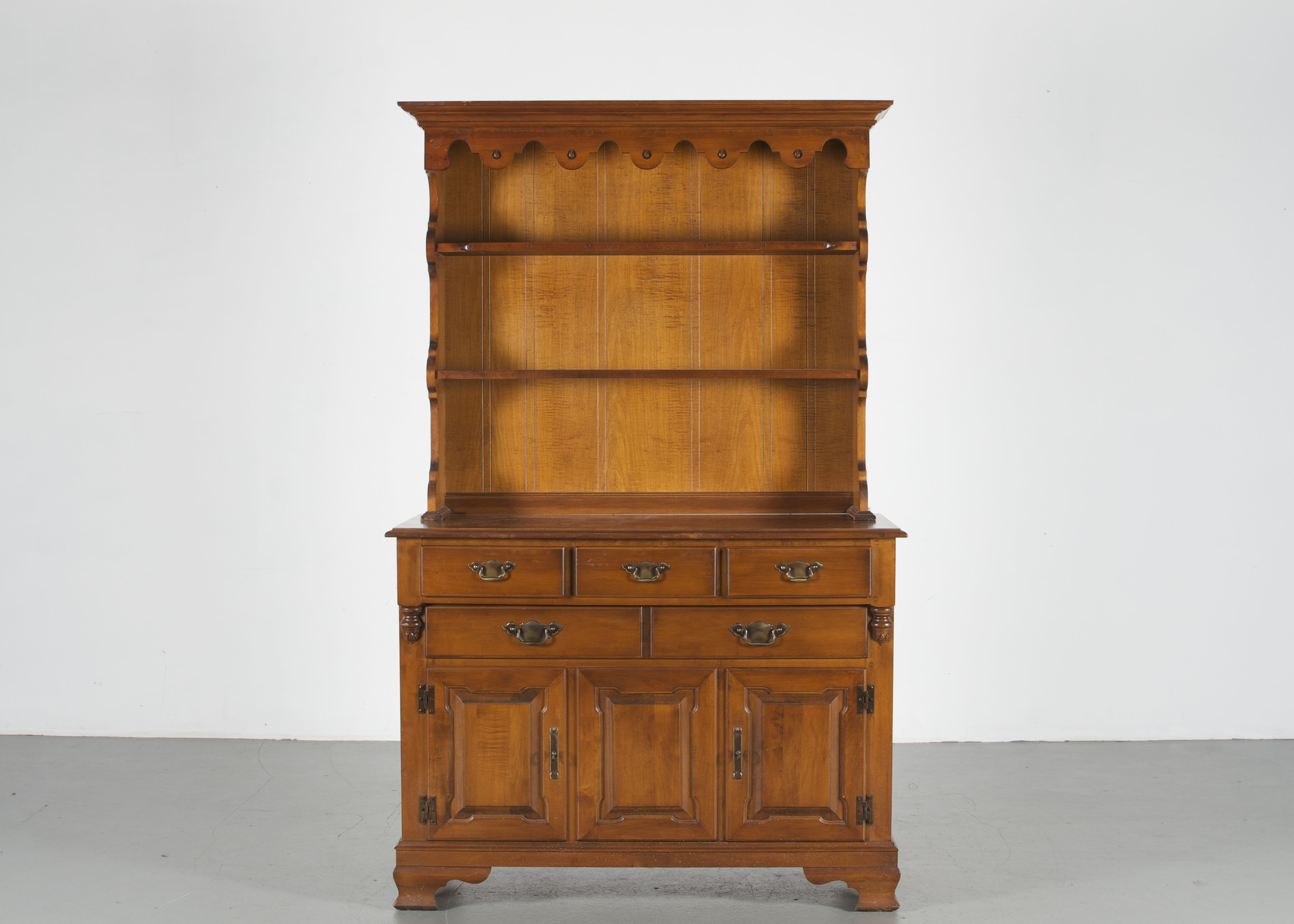 Tell City Solid Hard Rock Maple Cabinet by Young Republic Group