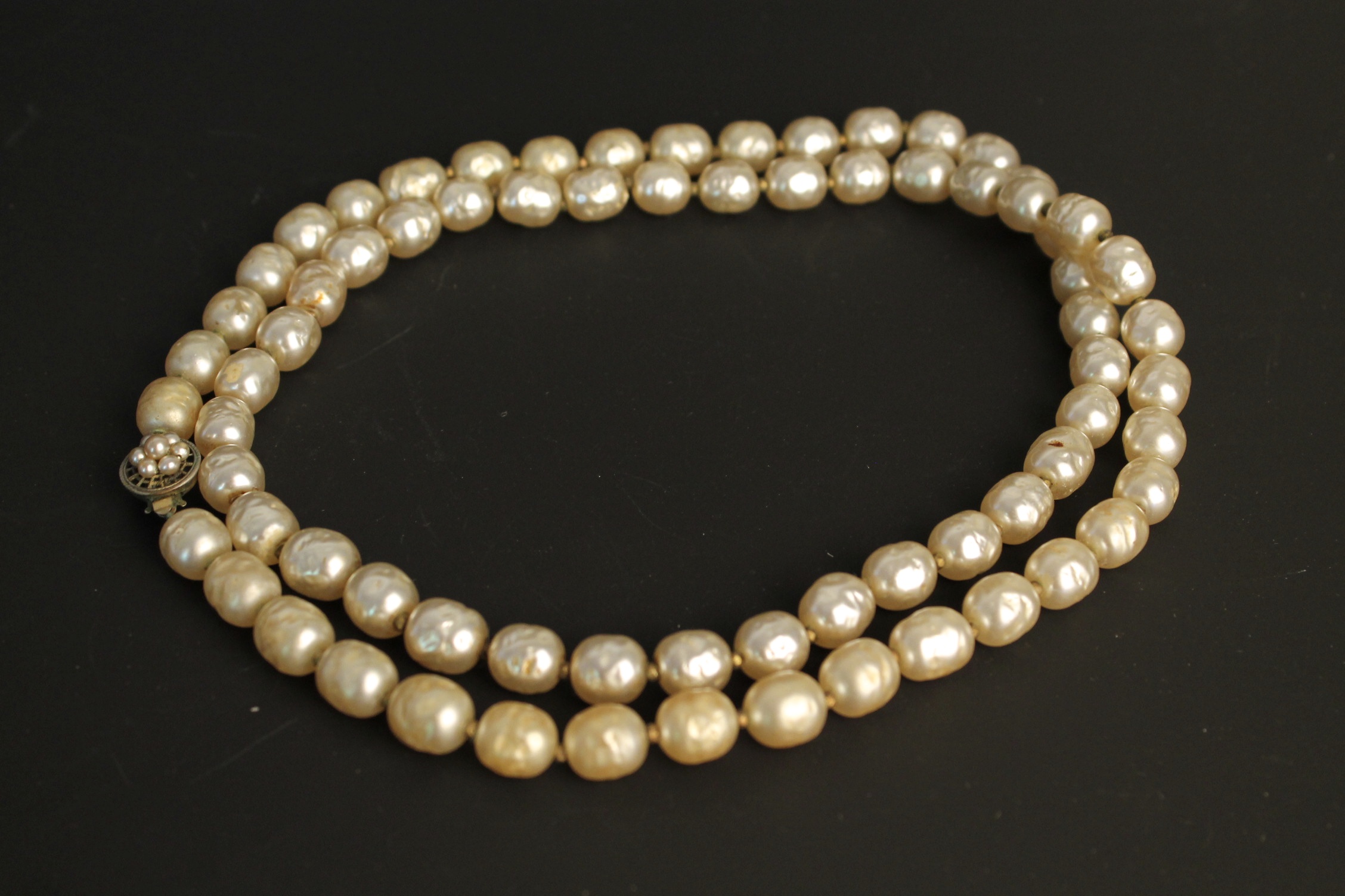 Vintage Faux Pearl Costume Jewelry 