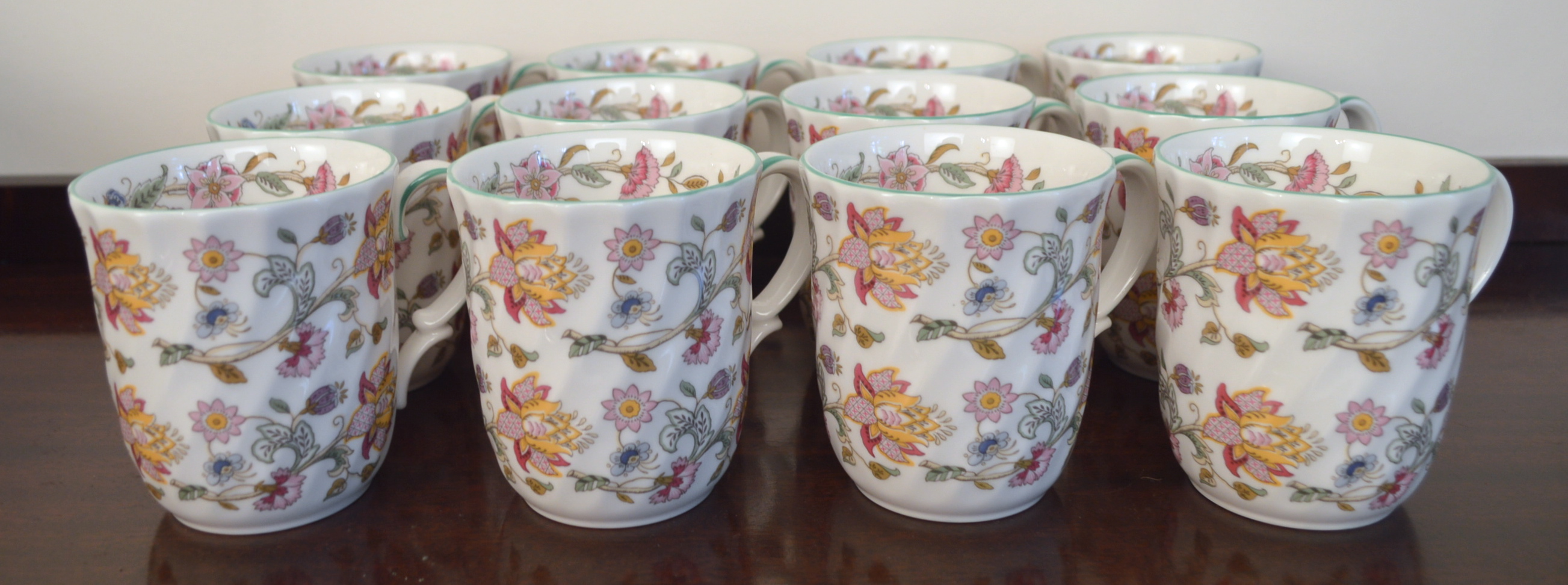 Minton China in the "Haddon Hall" Pattern