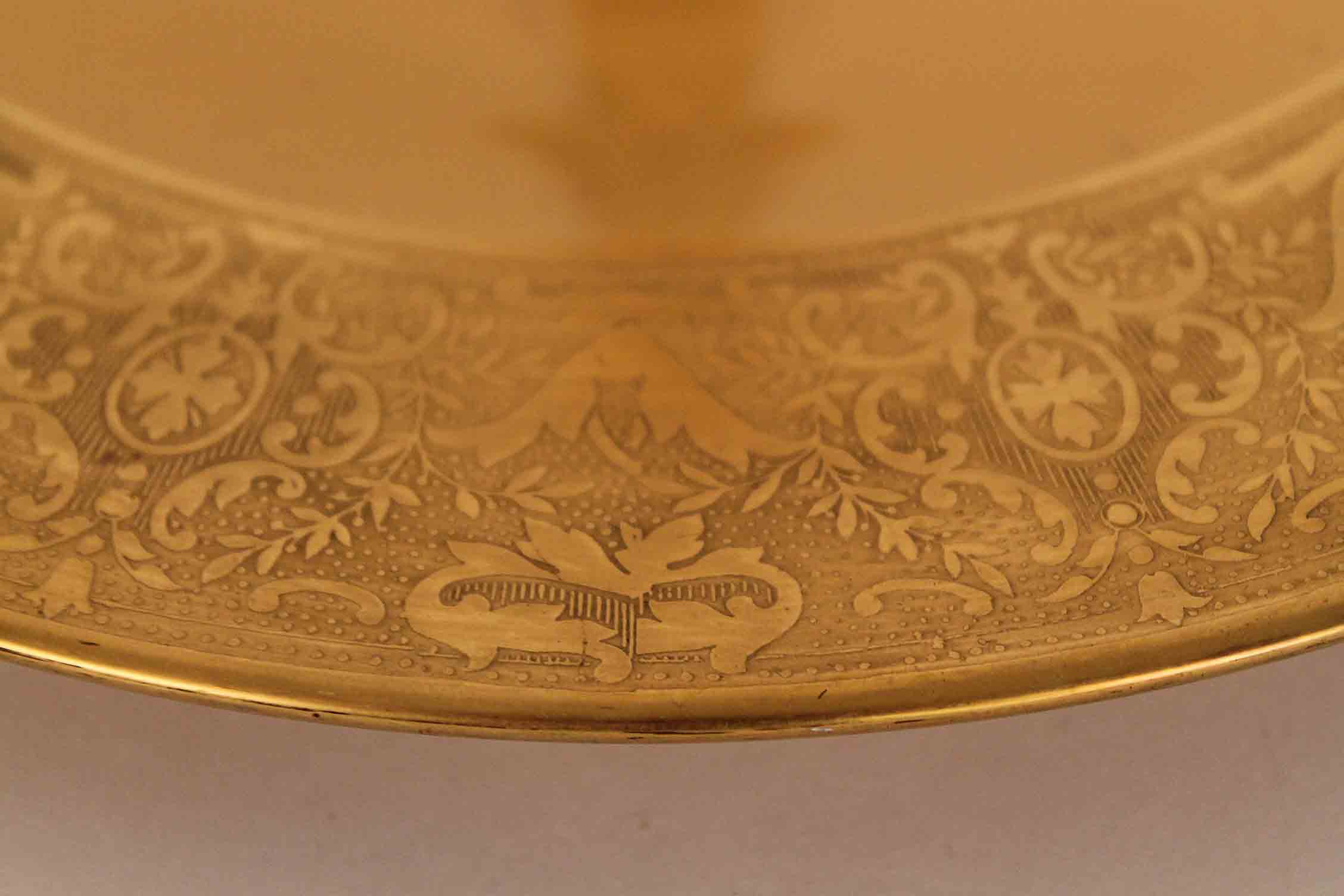 Amber Glass Plate Vintage Vinol Bottle