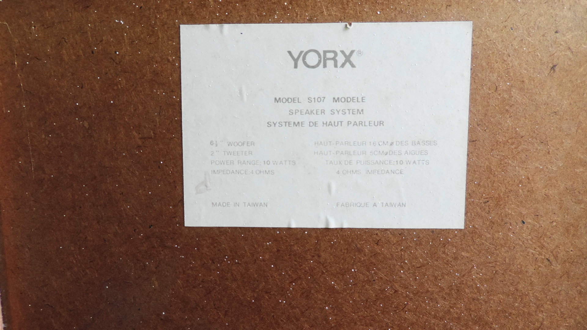 Yorx Stereo System
