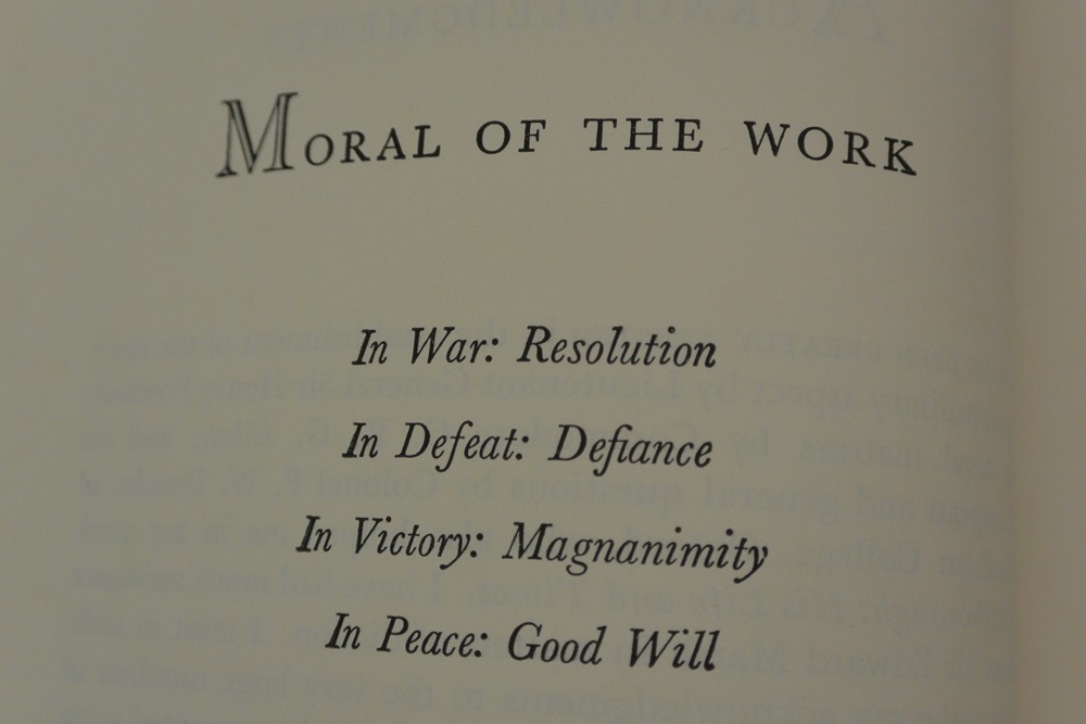 Winston Churchill's "The Second World War"