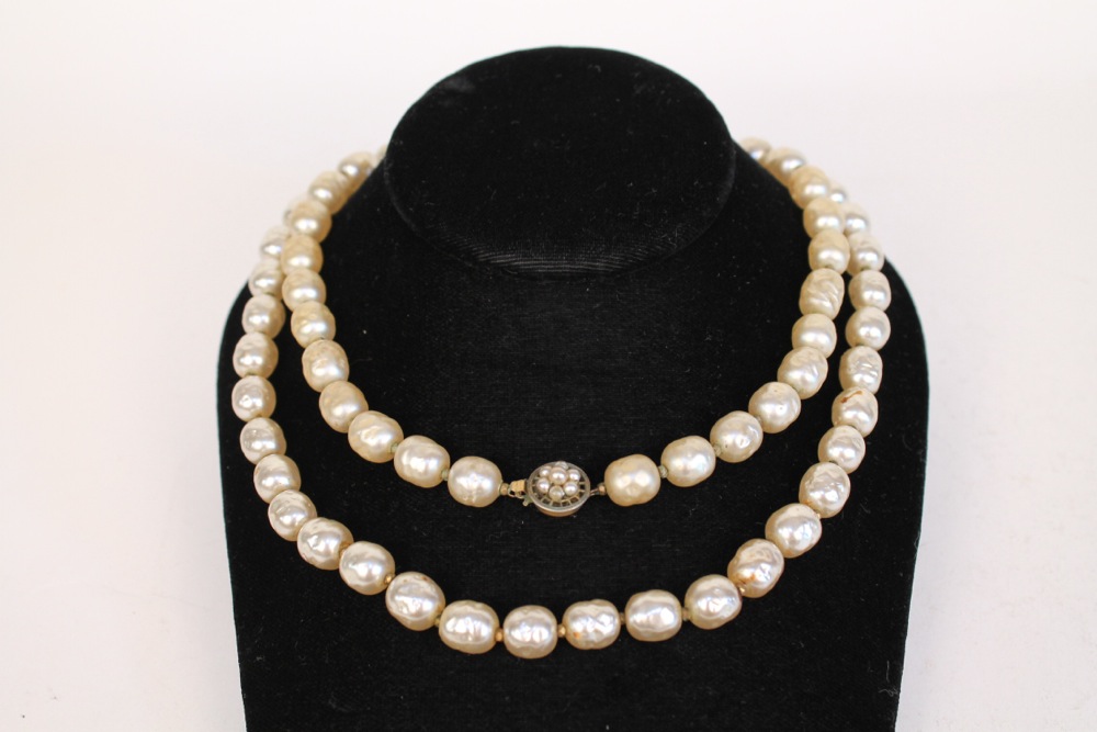 Vintage Faux Pearl Costume Jewelry 