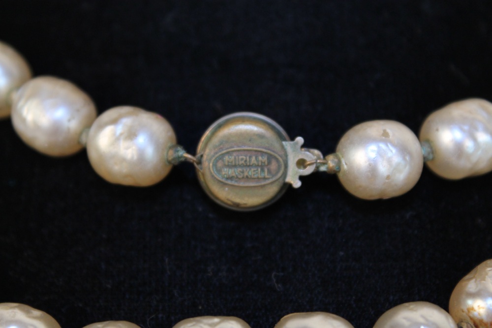 Vintage Faux Pearl Costume Jewelry 