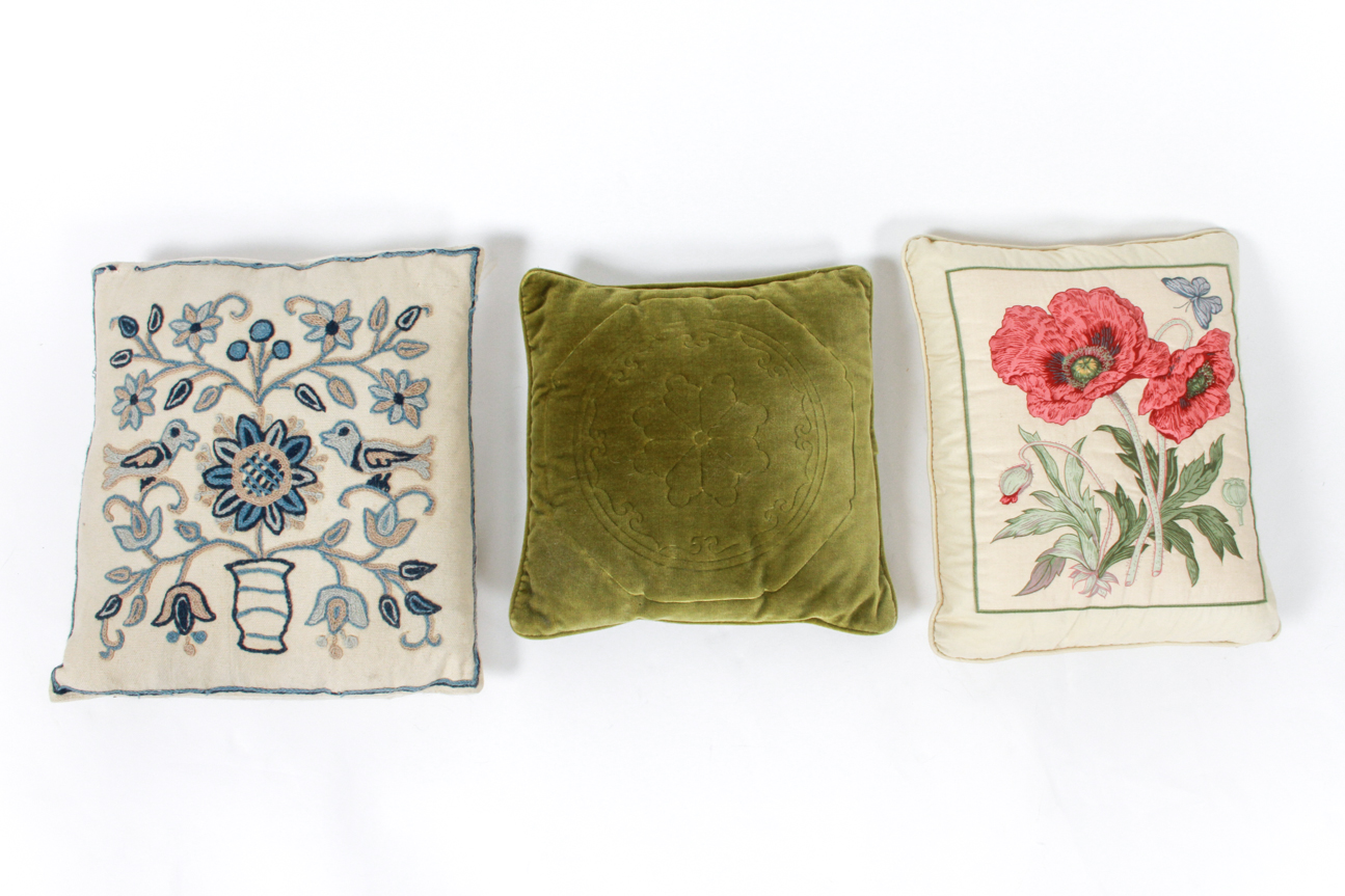 Assorted Vintage Decorative Pillows