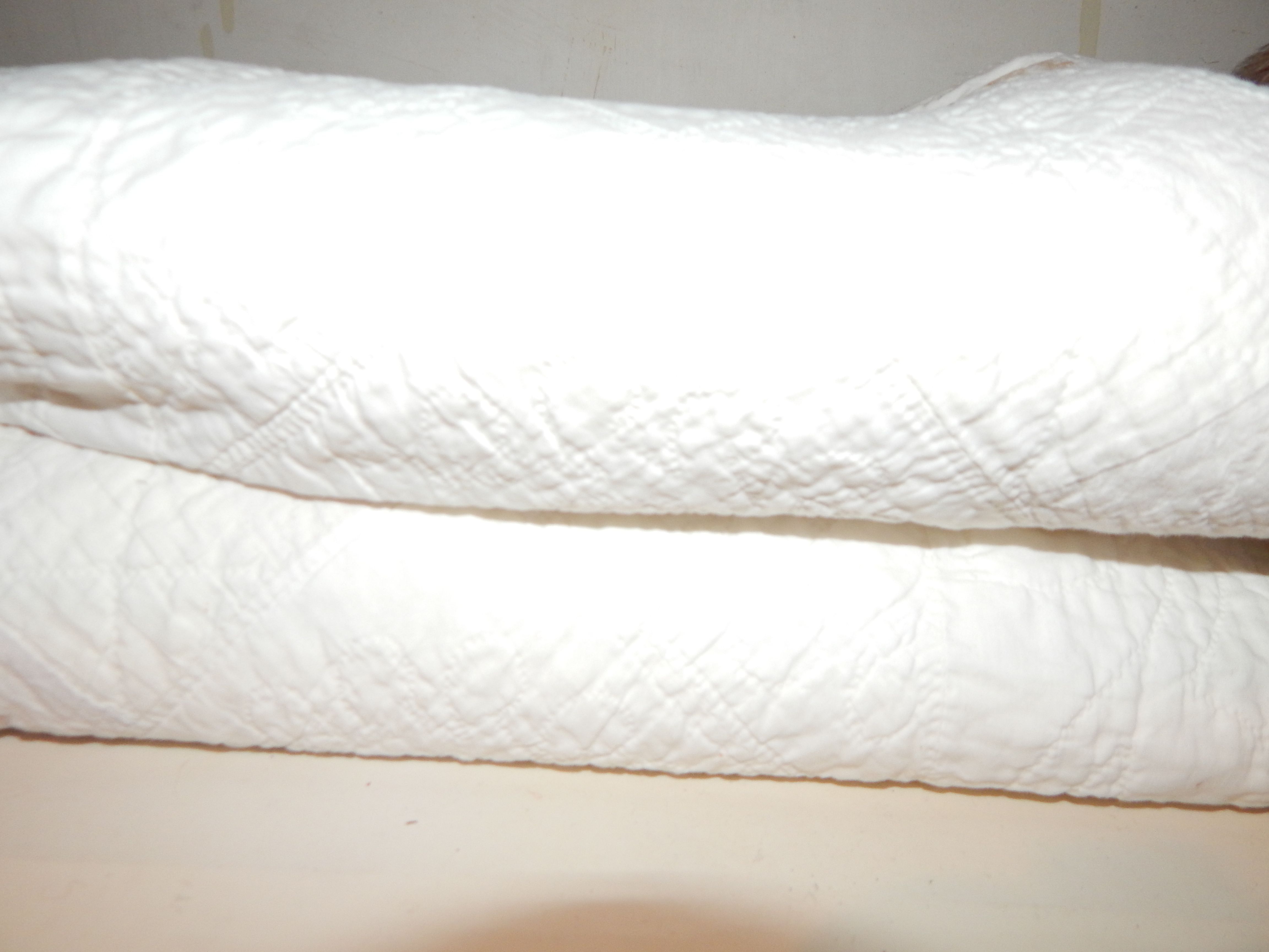 Vintage Linens, Granny Afghan and Needlepoint