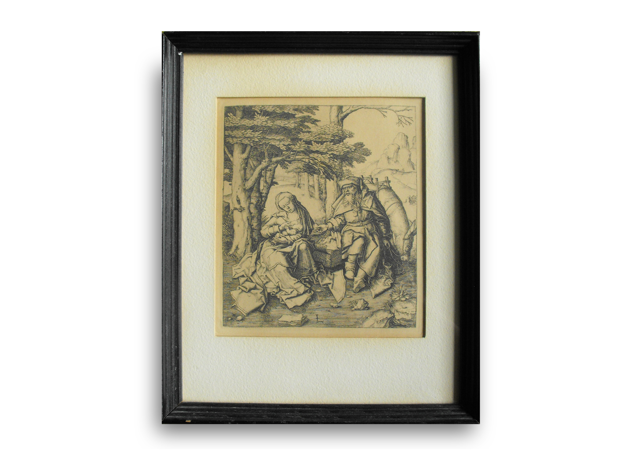 After Lucas Van Leyden Print "The Rest on the Flight into Egypt"