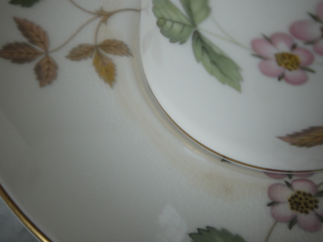 Wedgwood "Wild Strawberry" Demitasse Cup and Saucer Sets