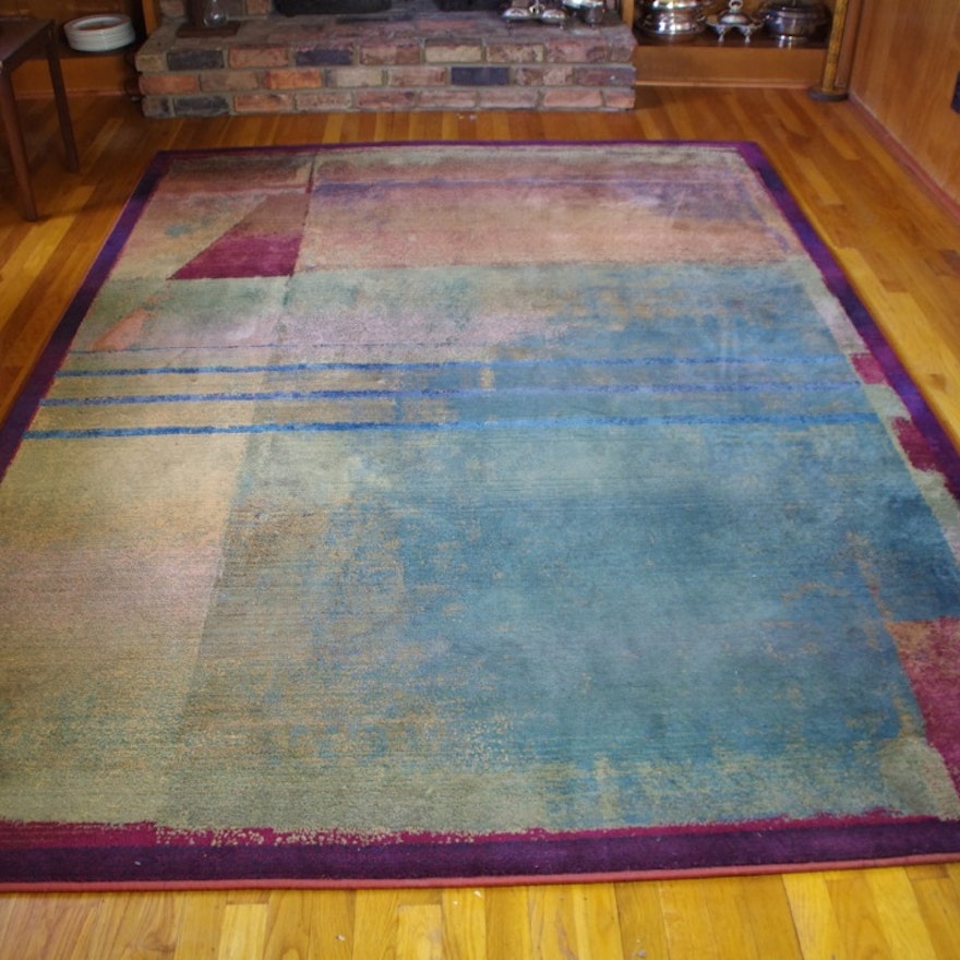 Area Rug with Finished Edges