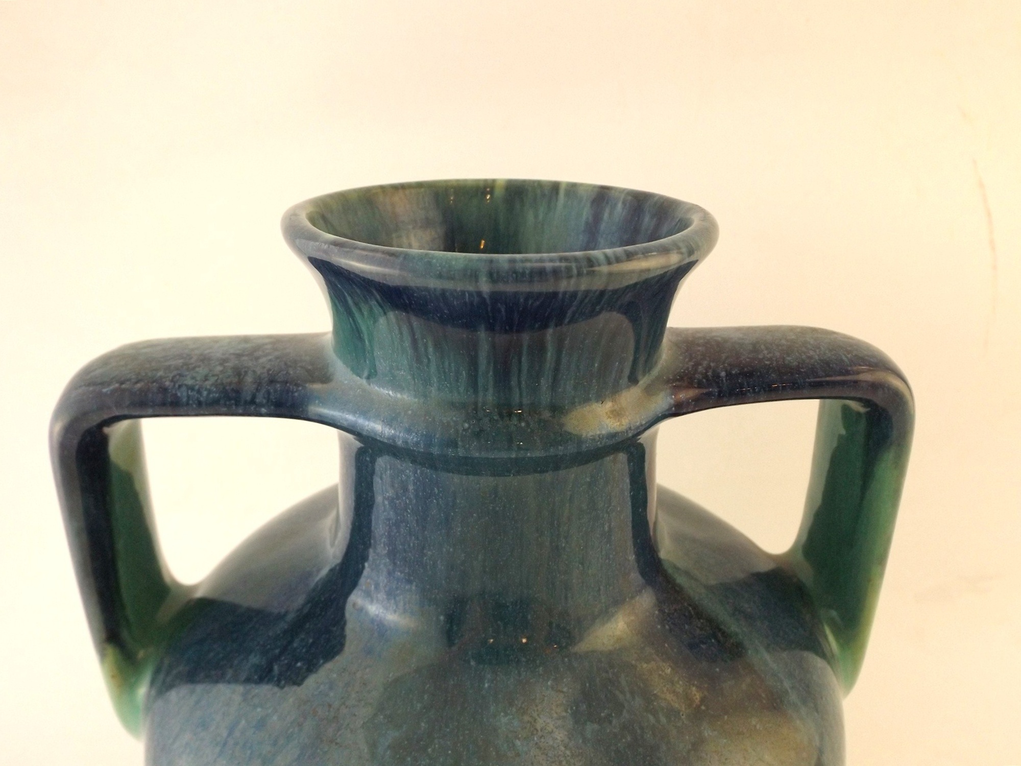 Muncie Pottery Doubled-Handled Vase
