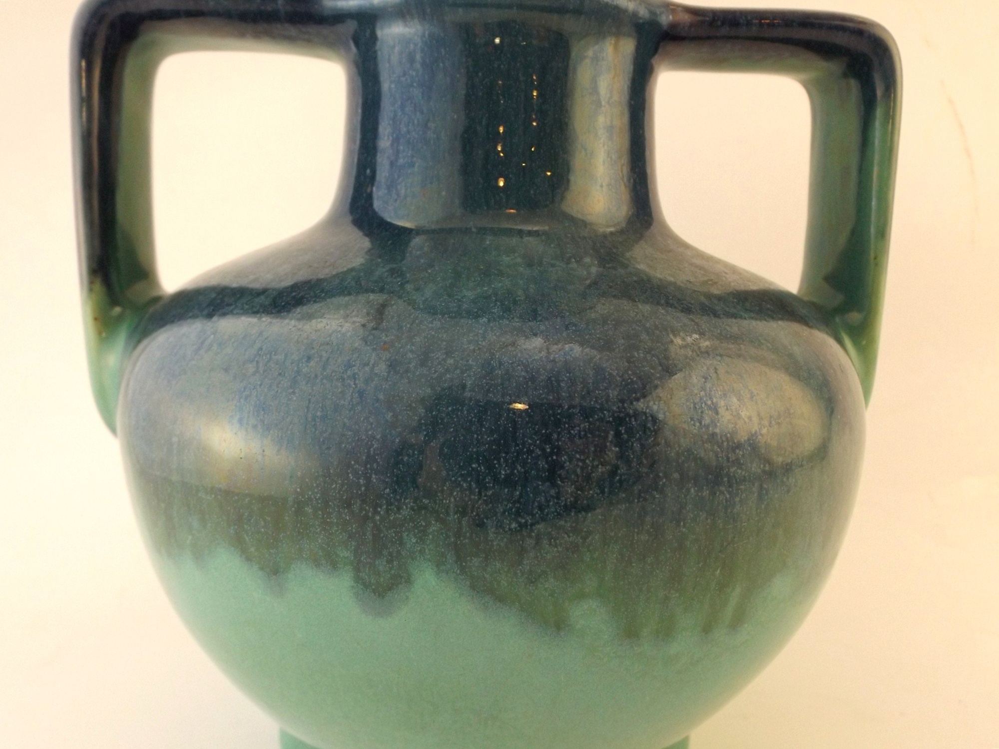 Muncie Pottery Doubled-Handled Vase