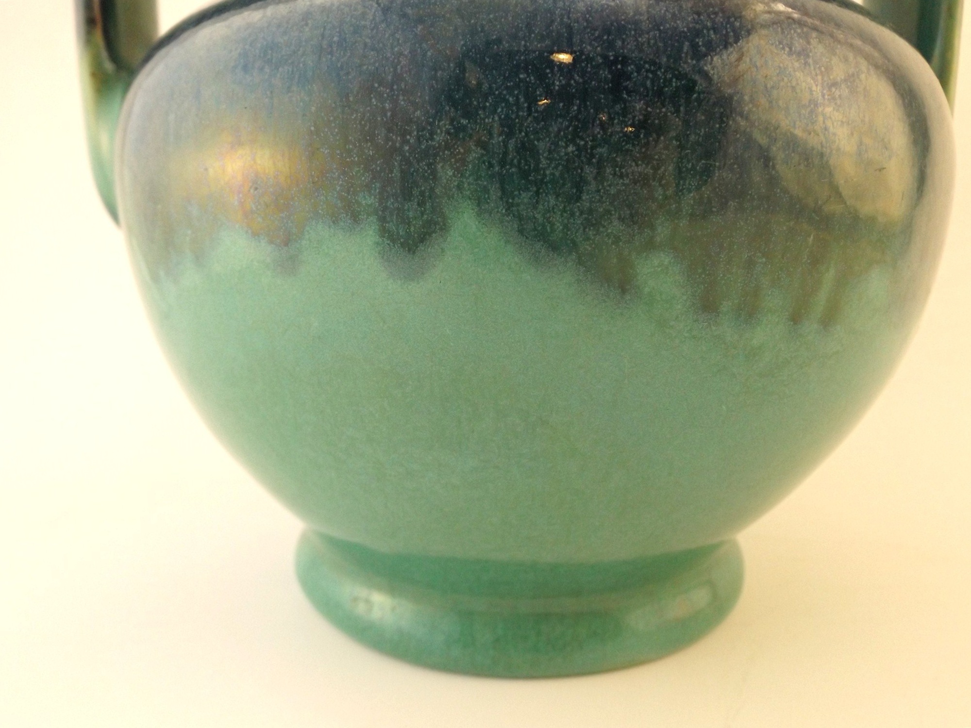 Muncie Pottery Doubled-Handled Vase