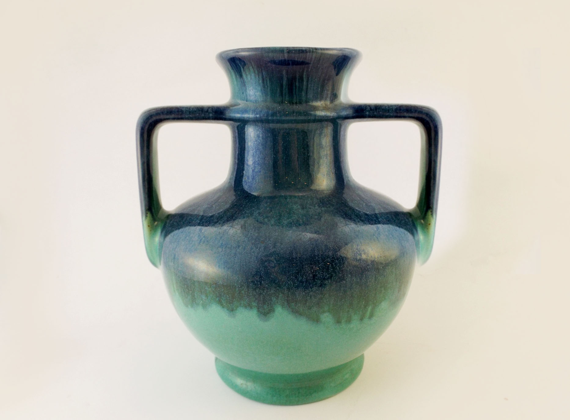 Muncie Pottery Doubled-Handled Vase