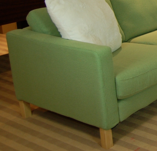 Ikea Karlstad Spring Green Corner Sofa