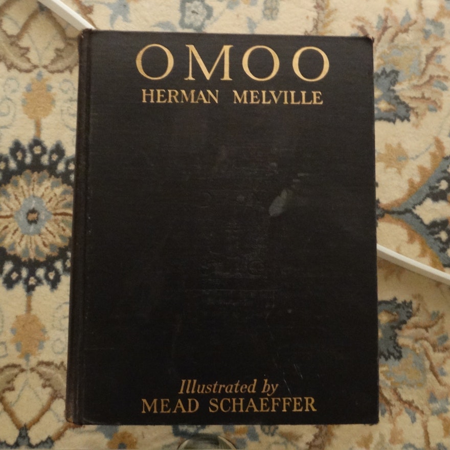 1924 "Omoo" by Herman Melville Illustrated by Mead Schaeffer