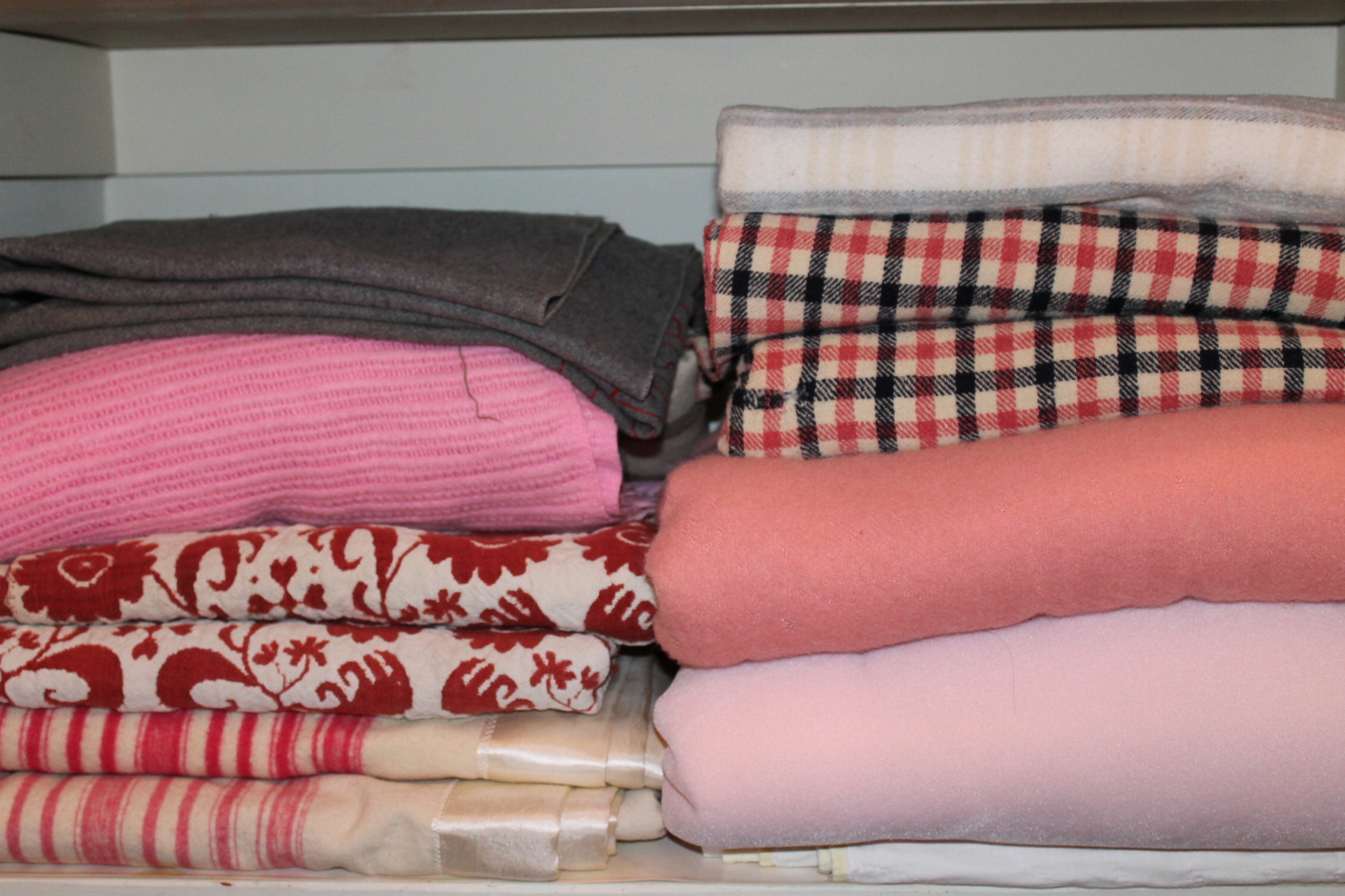 Closet Lot of Vintage Blankets