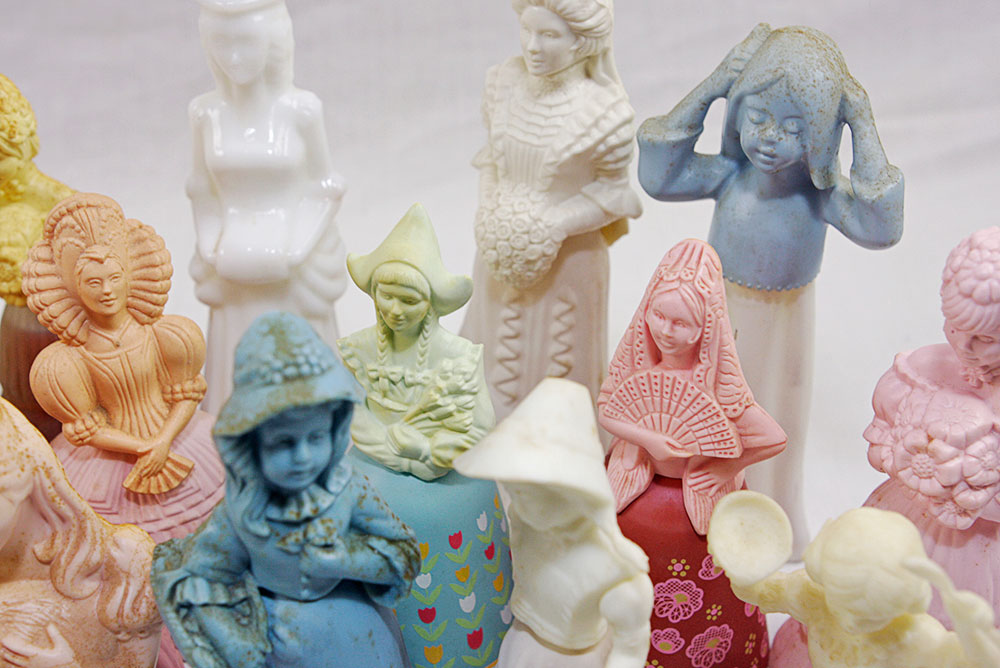 Colorful Figurine Avon Bottles
