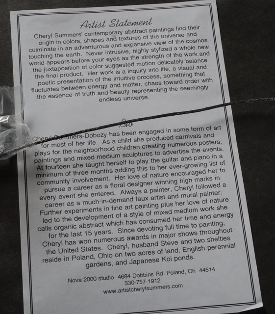 Original Cheryl Summers Giclee Print