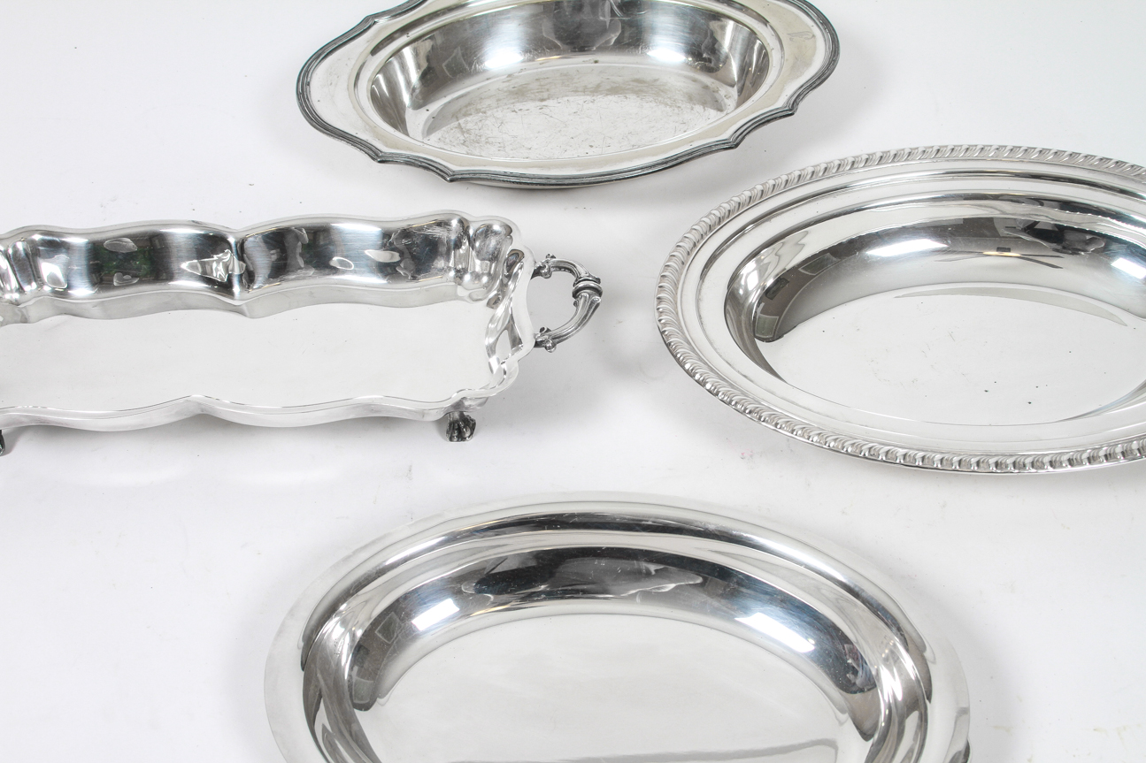 Medium Sized Plated Silver Lot