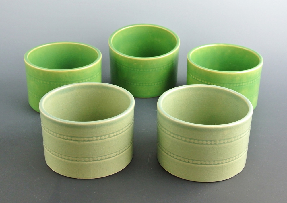 Antique Over and Back Yellow Ware Bowls EBTH