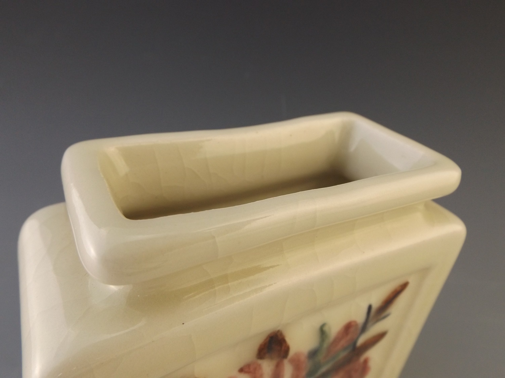 1946 Rookwood Pottery Vase with Roses