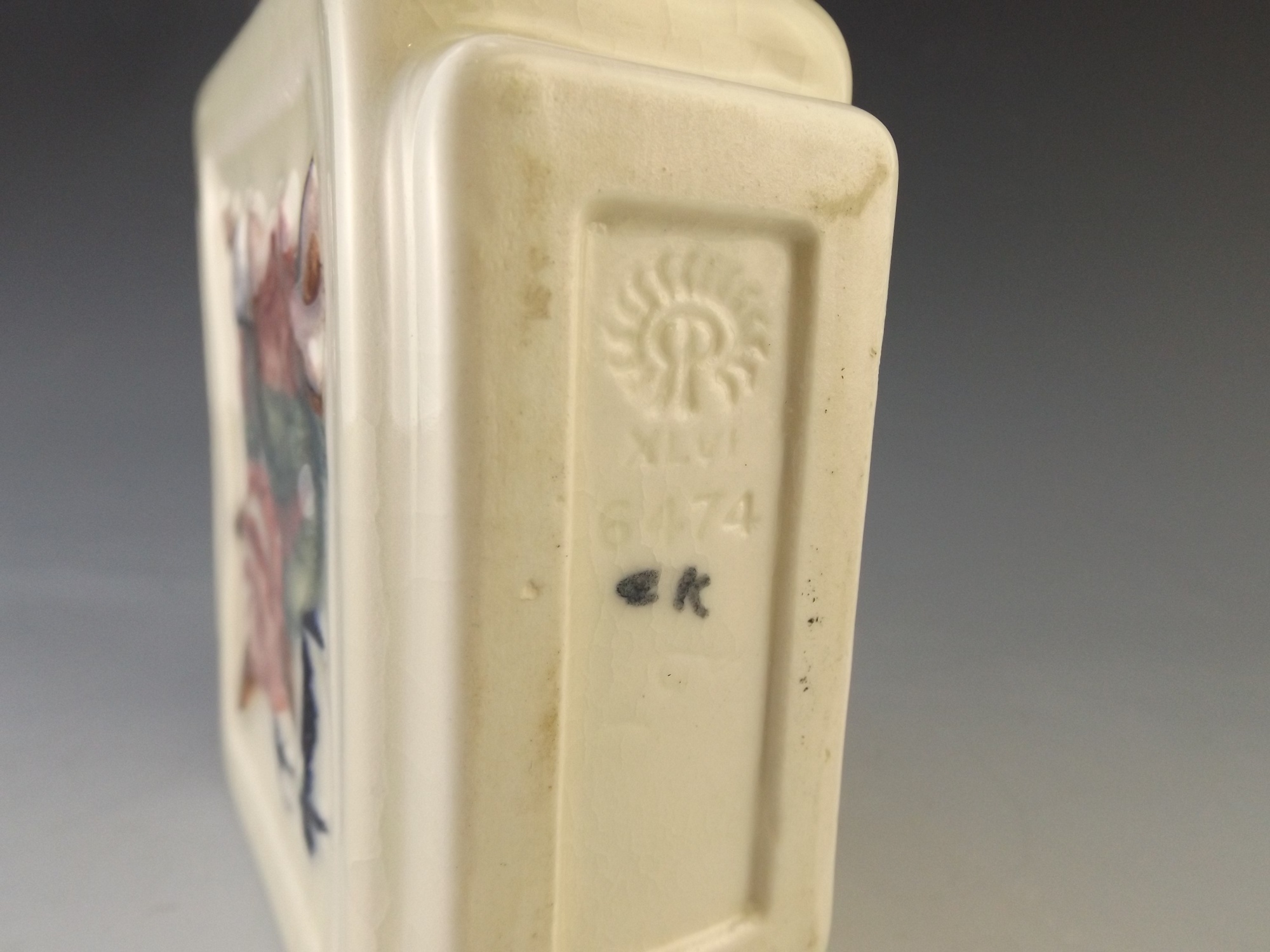 1946 Rookwood Pottery Vase with Roses
