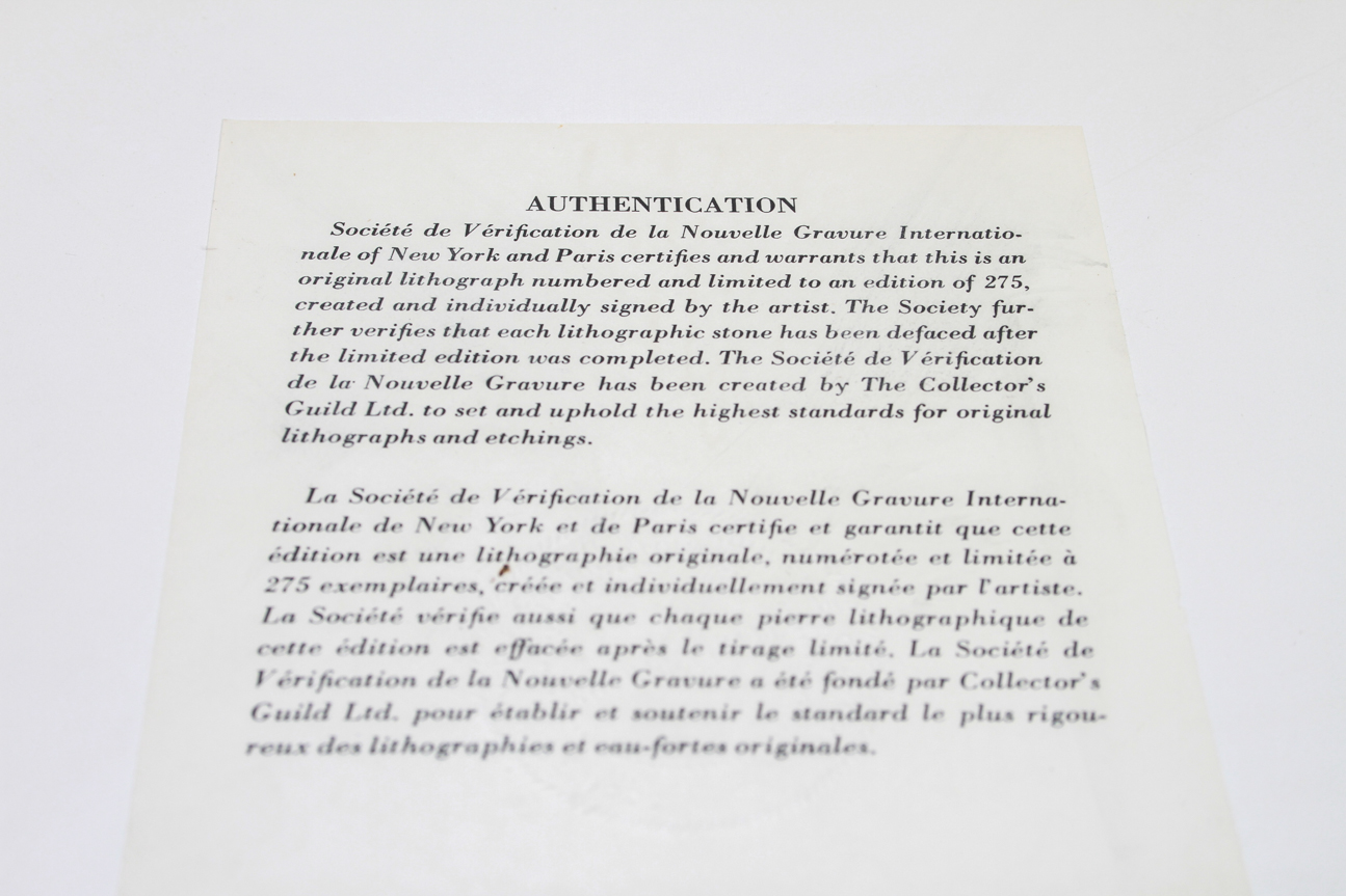 Signed Hoi Lithograph