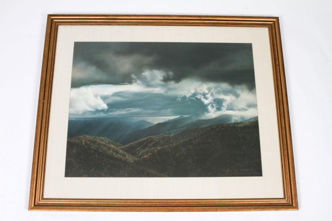 Vintage Artist Signed Print by Bruce Corban