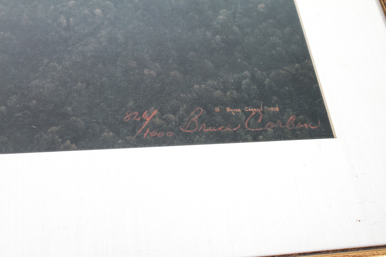 Vintage Artist Signed Print by Bruce Corban