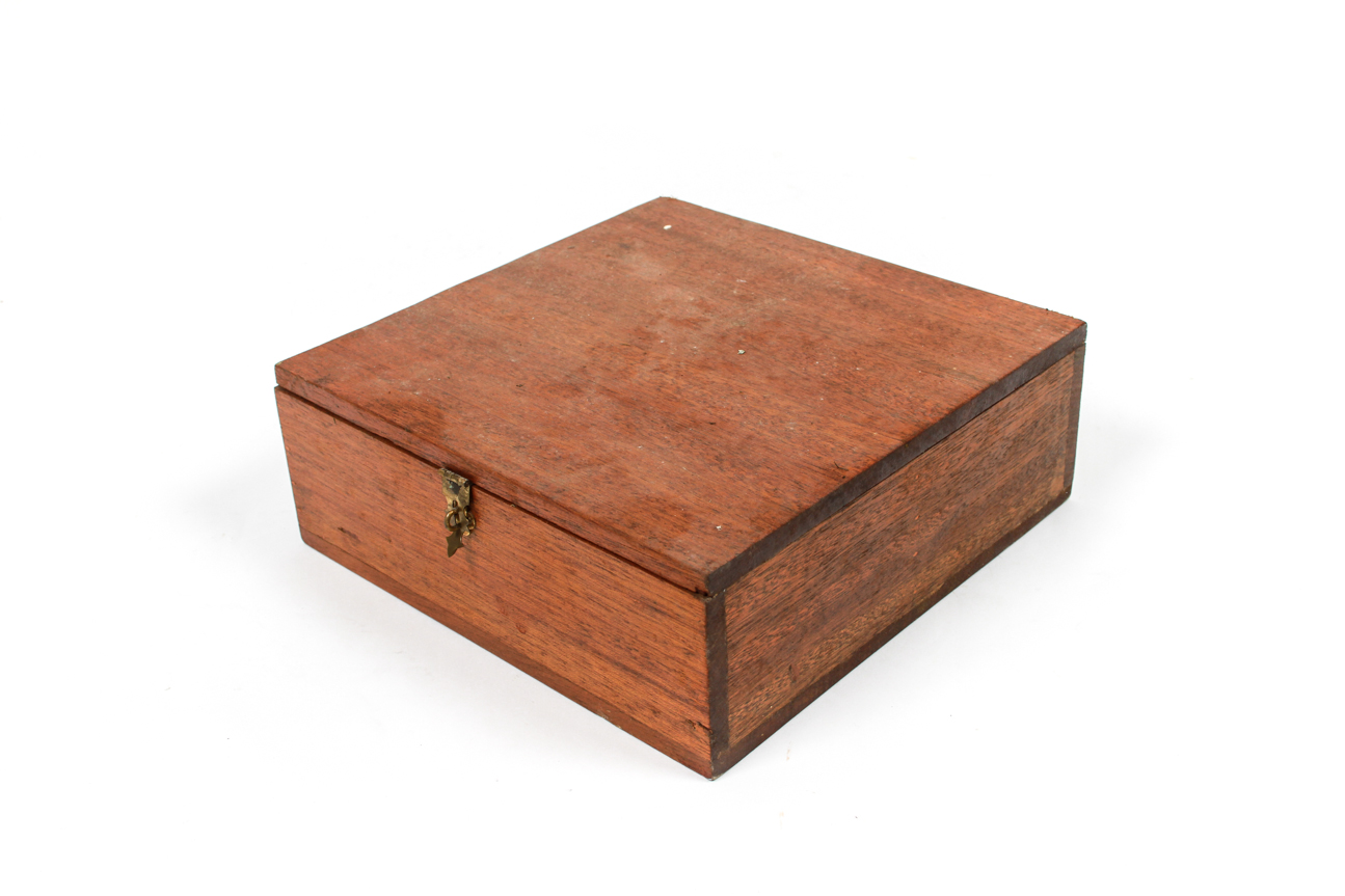 Wooden Box with WWII Military Medical Supplies