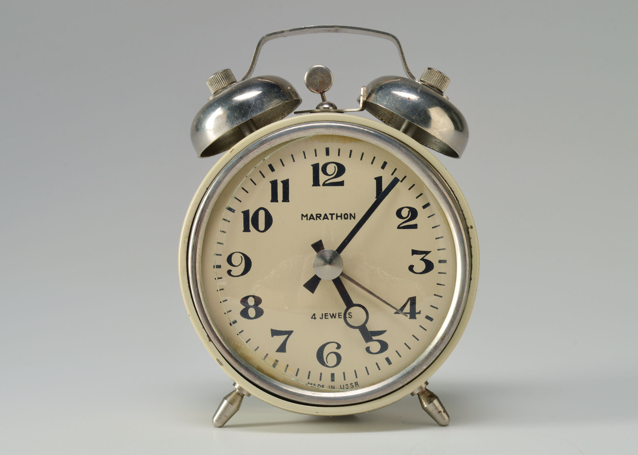 Vintage Marathon 4 Jewels Alarm Clock
