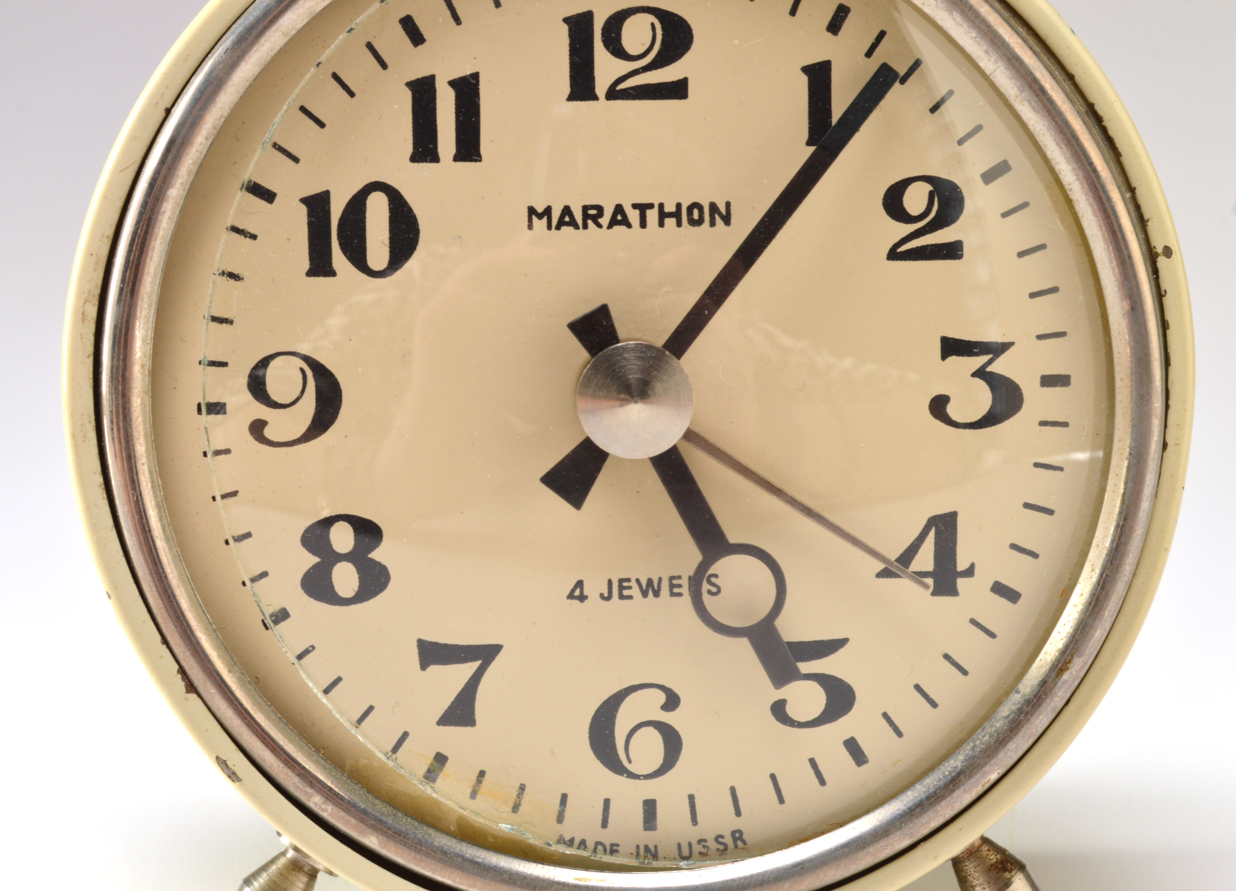 Vintage Marathon 4 Jewels Alarm Clock