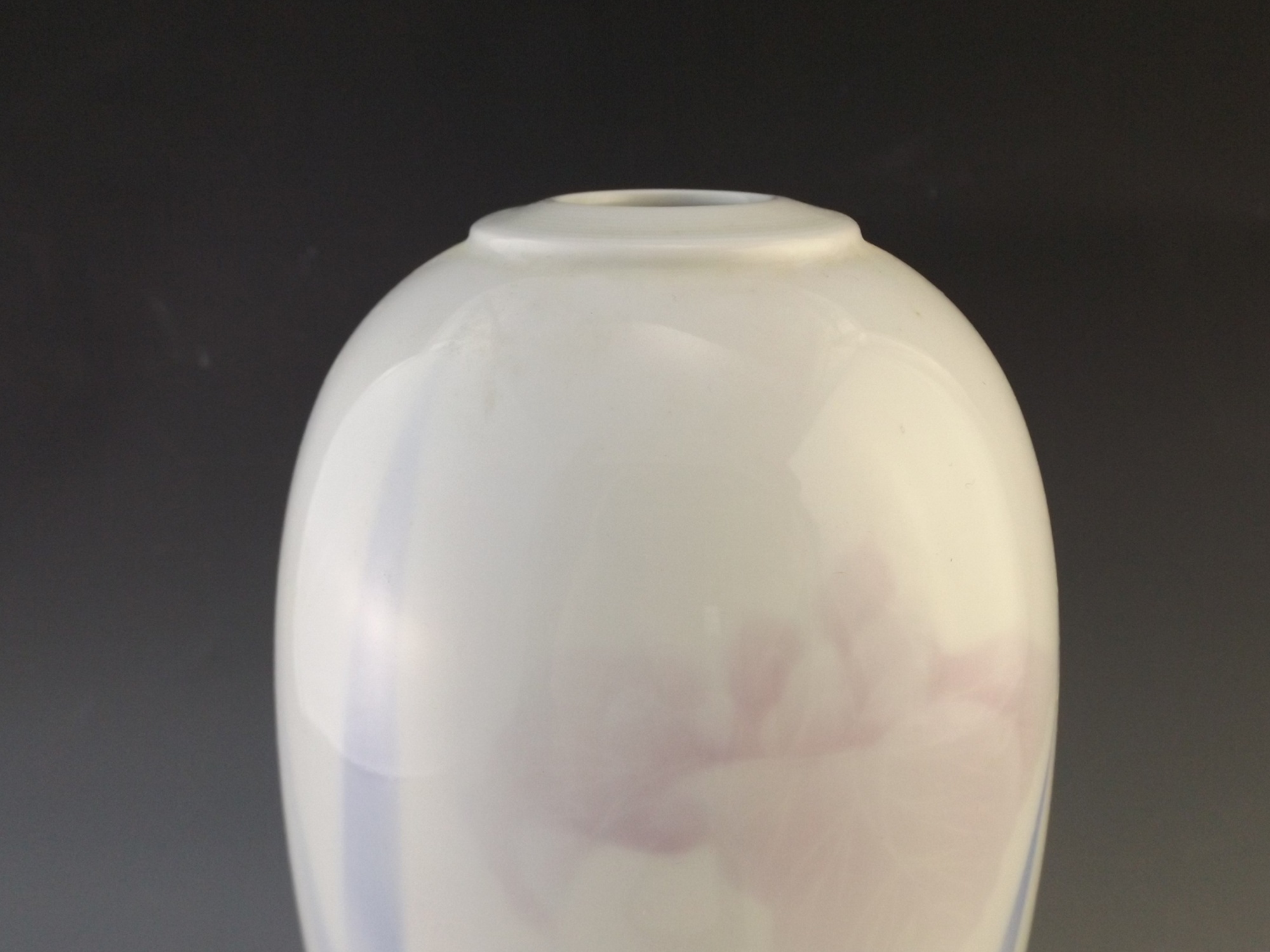 Japanese Porcelain Vase with Iris