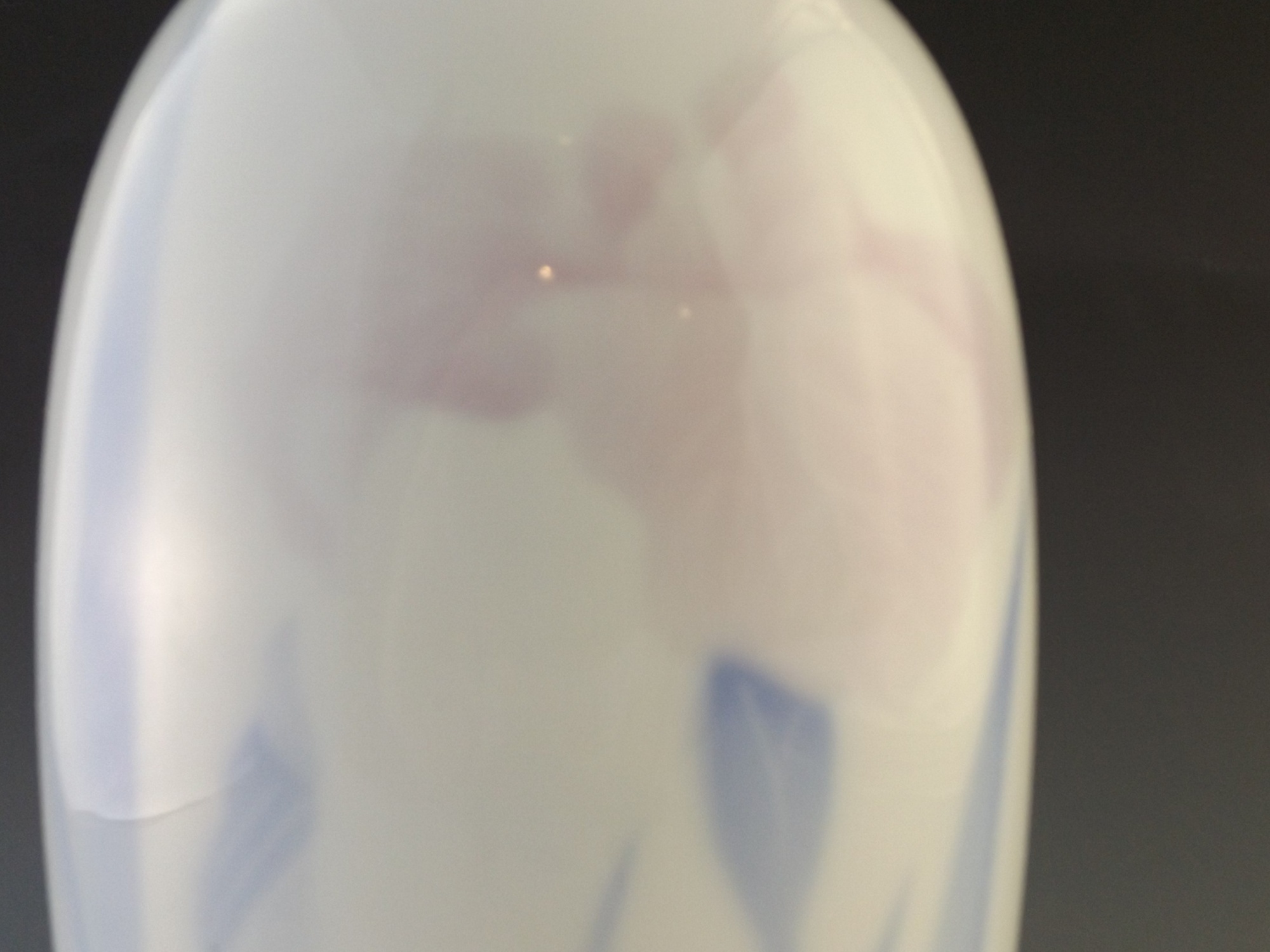 Japanese Porcelain Vase with Iris