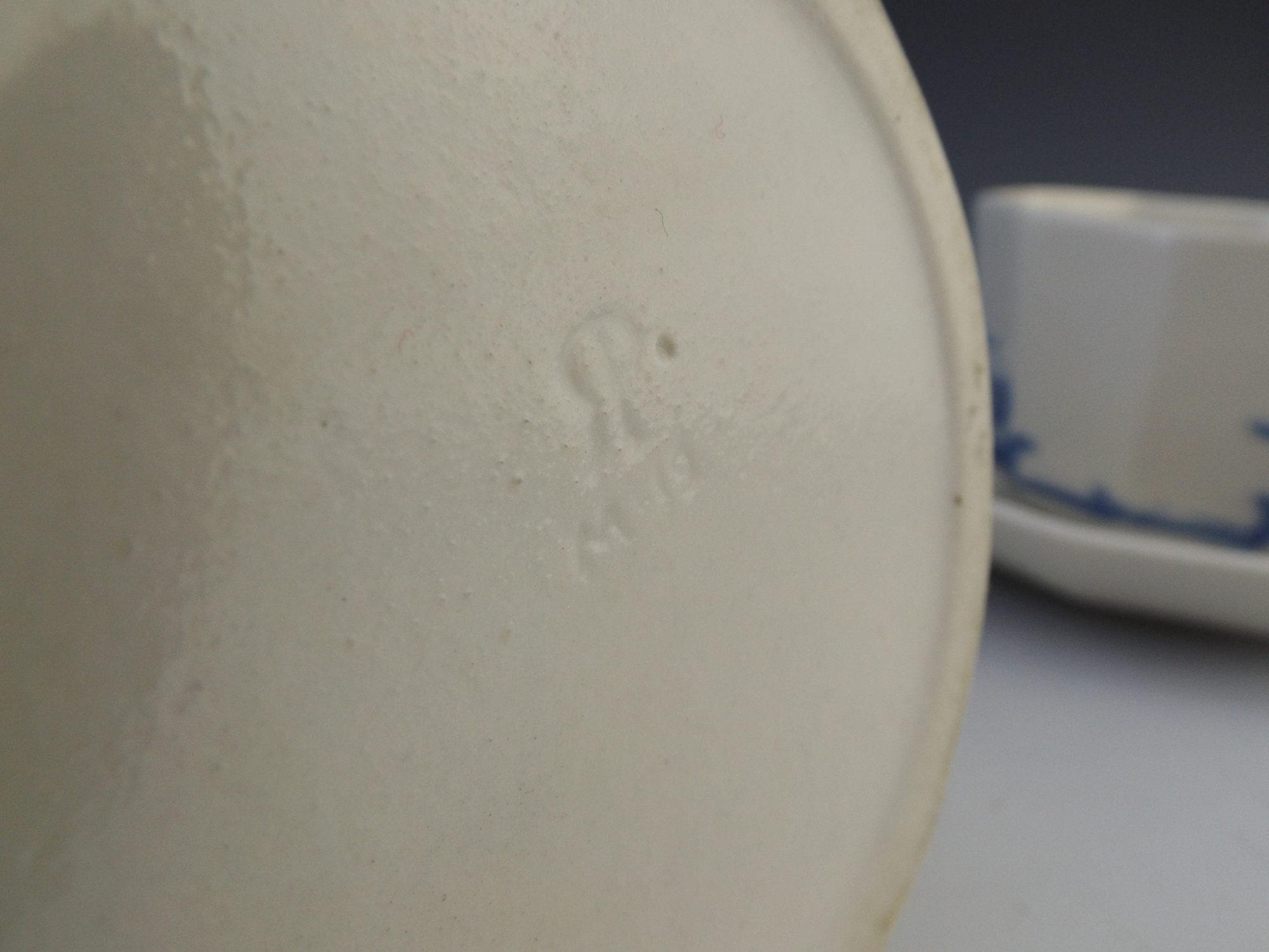 Rookwood Pottery Blue Ship Tea Set 