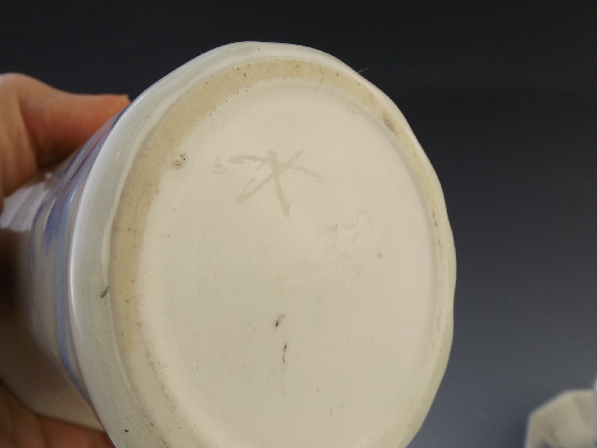 Rookwood Pottery Blue Ship Tea Set 