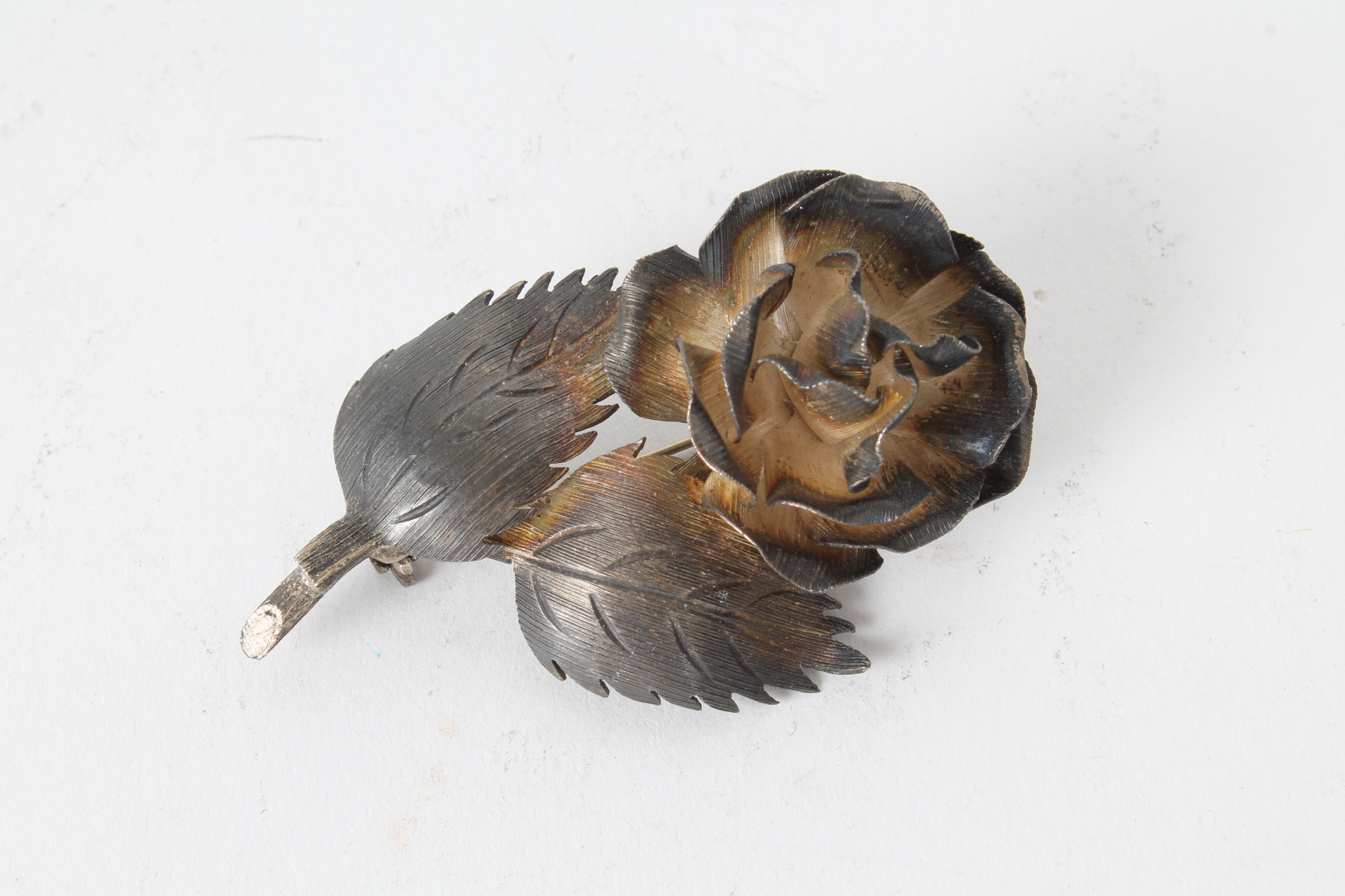 Costume Jewelry Lot with Watch Sculpture Brooch