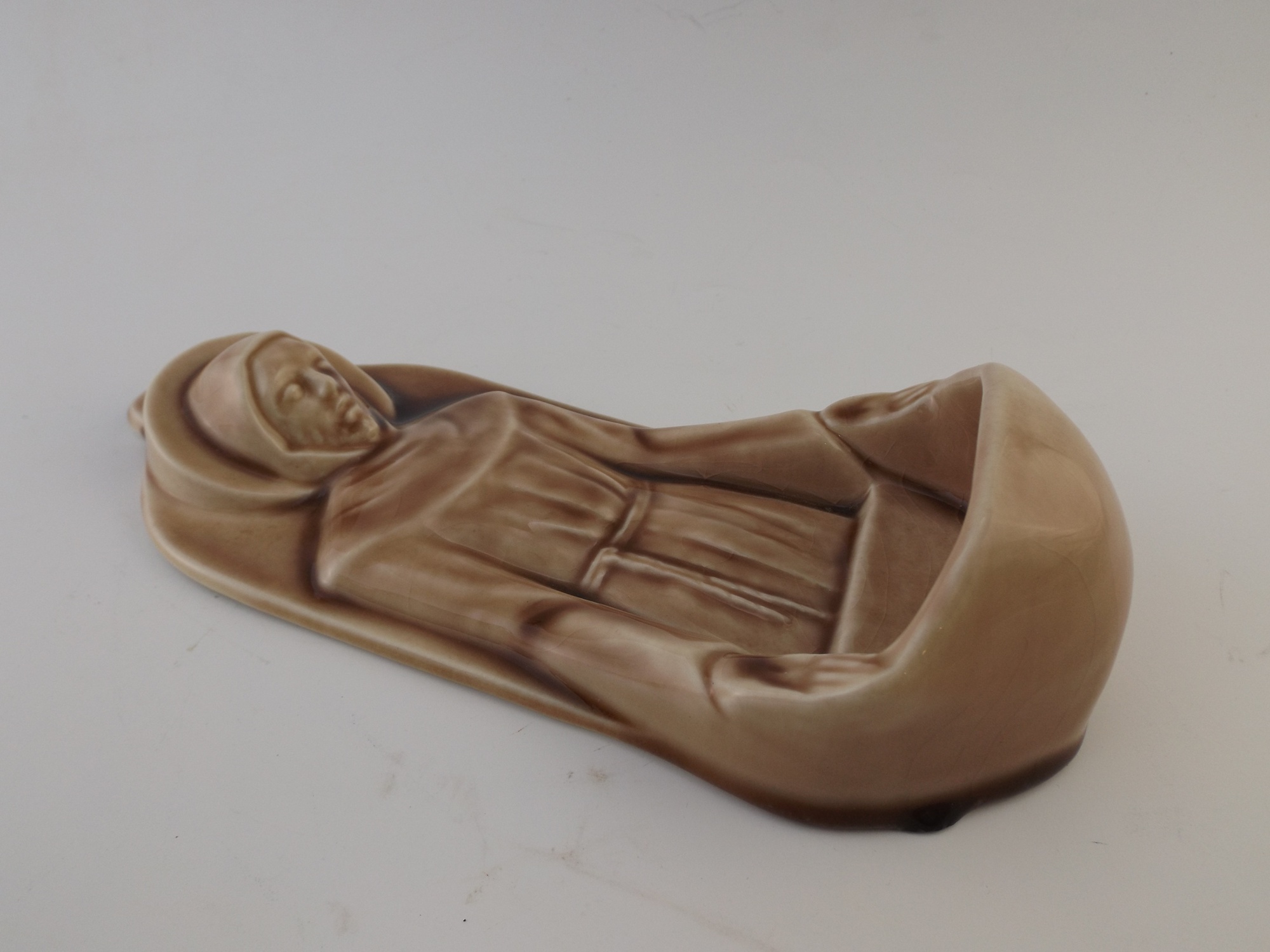 1947 Rookwood Pottery St. Francis Holy Water Font